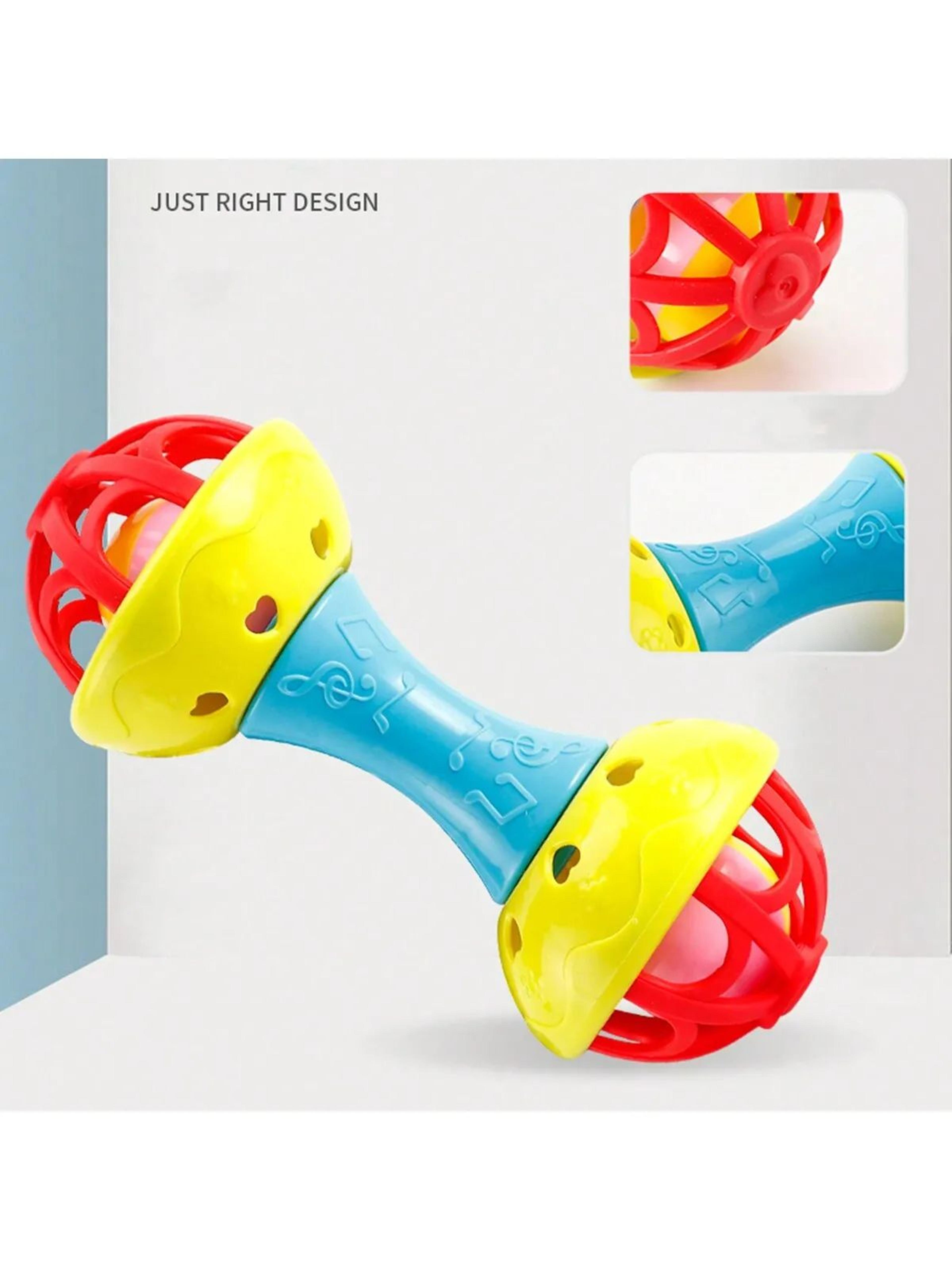 Toddler DoubleHeaded Hand Rattle Toy 6