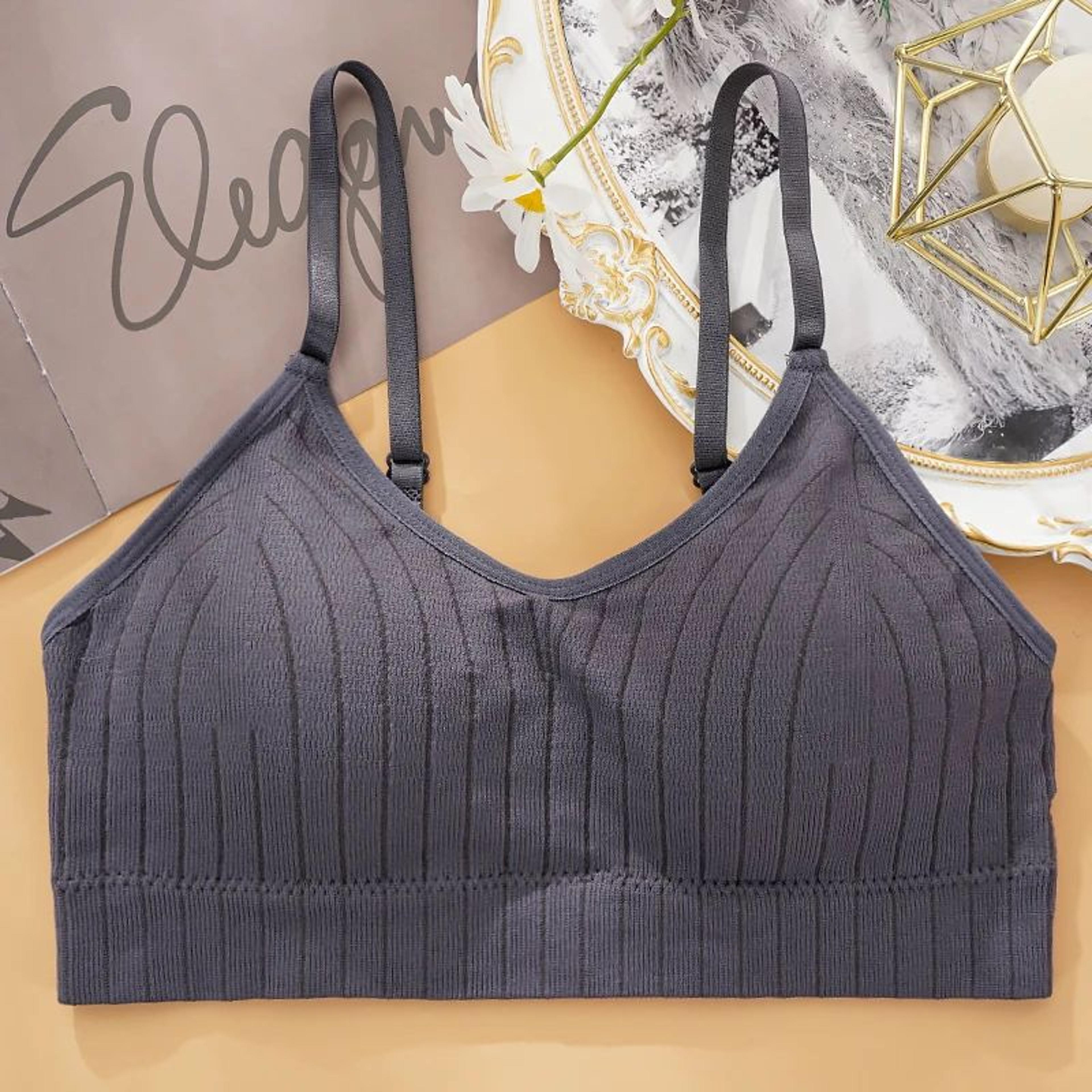 Seamless Wireless Padded Bralette Crop Top 13