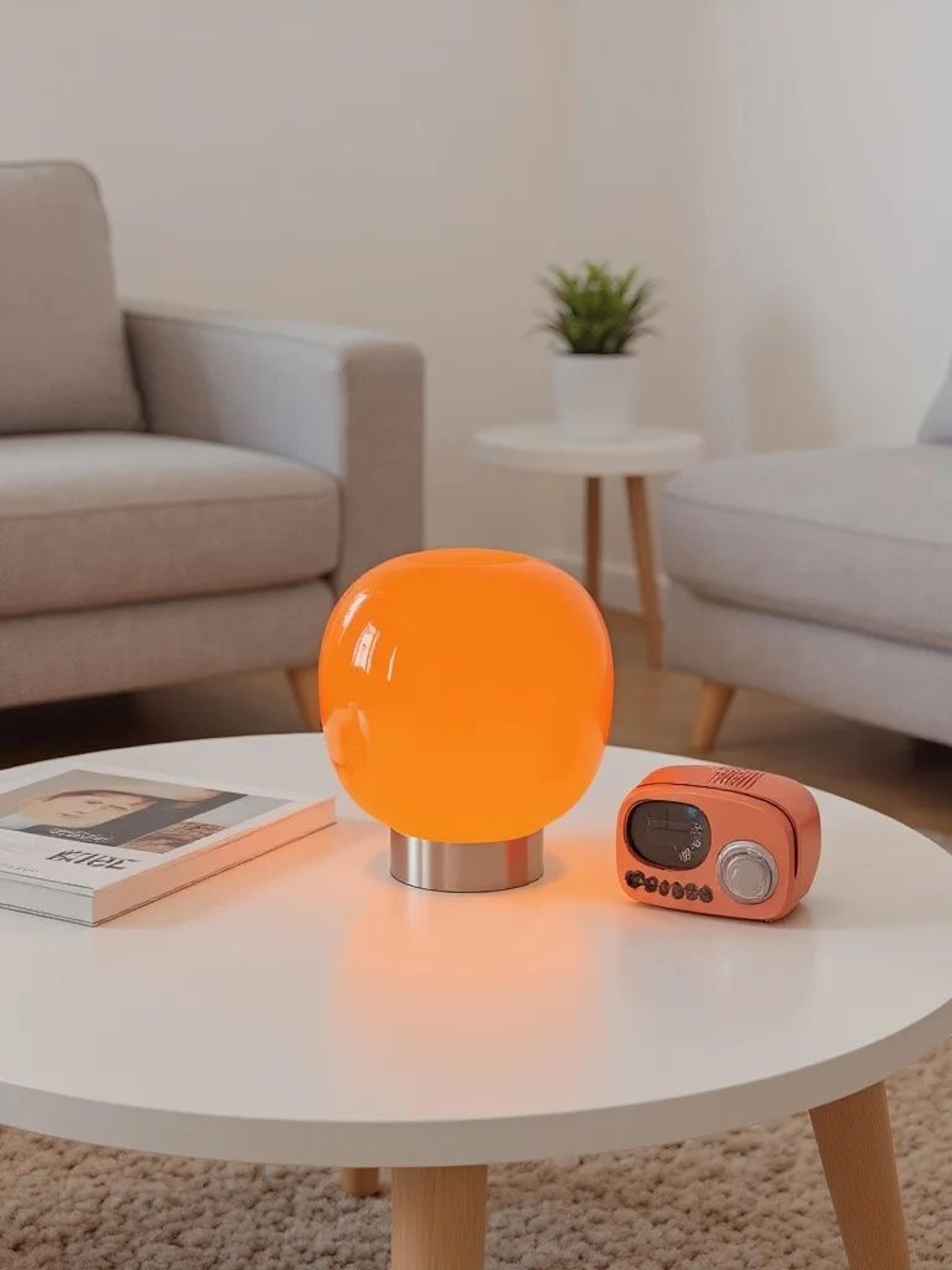 Macaron Glass Table Lamp With Trichromatic Dimming 1