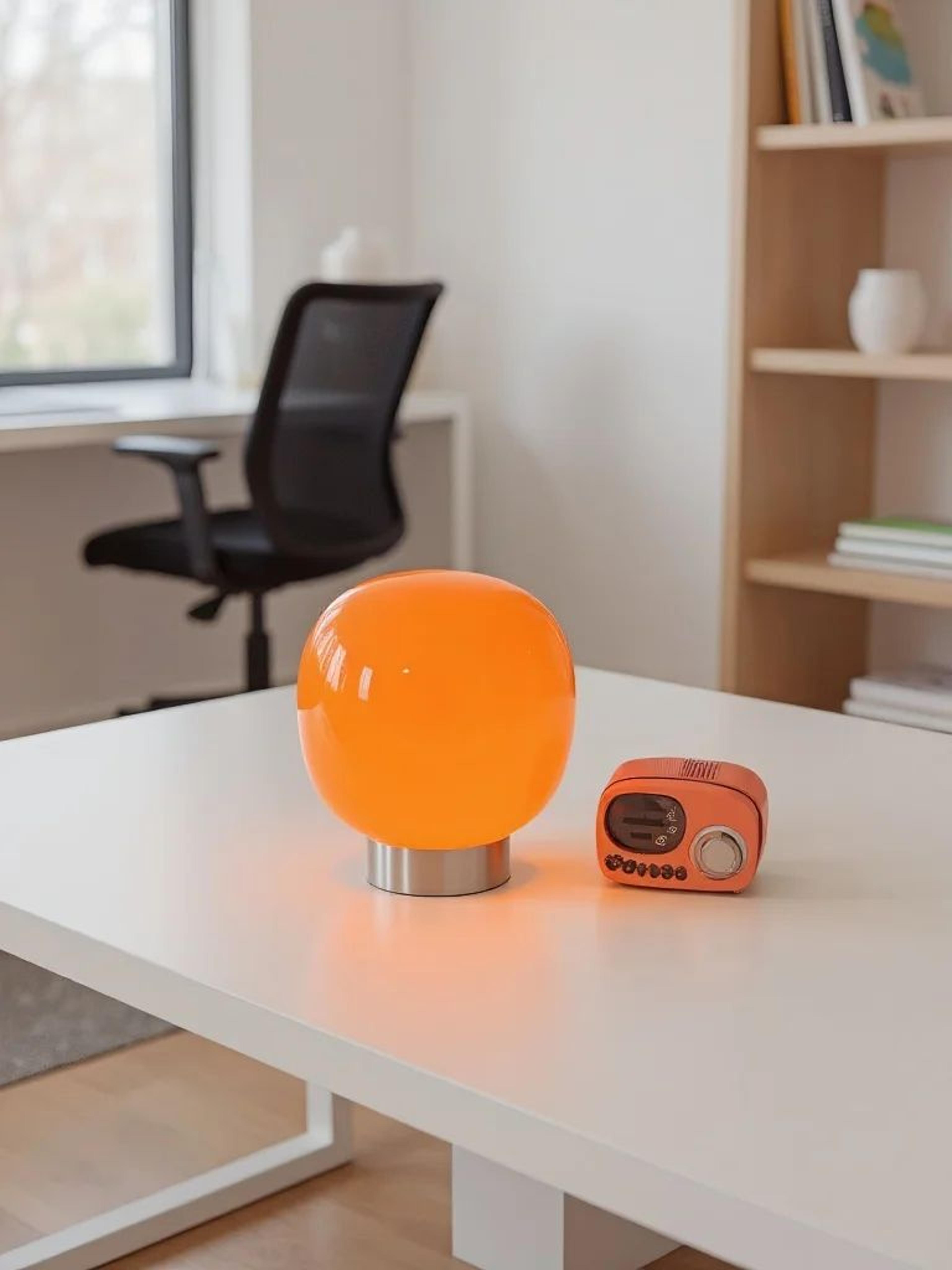 Macaron Glass Table Lamp With Trichromatic Dimming 2