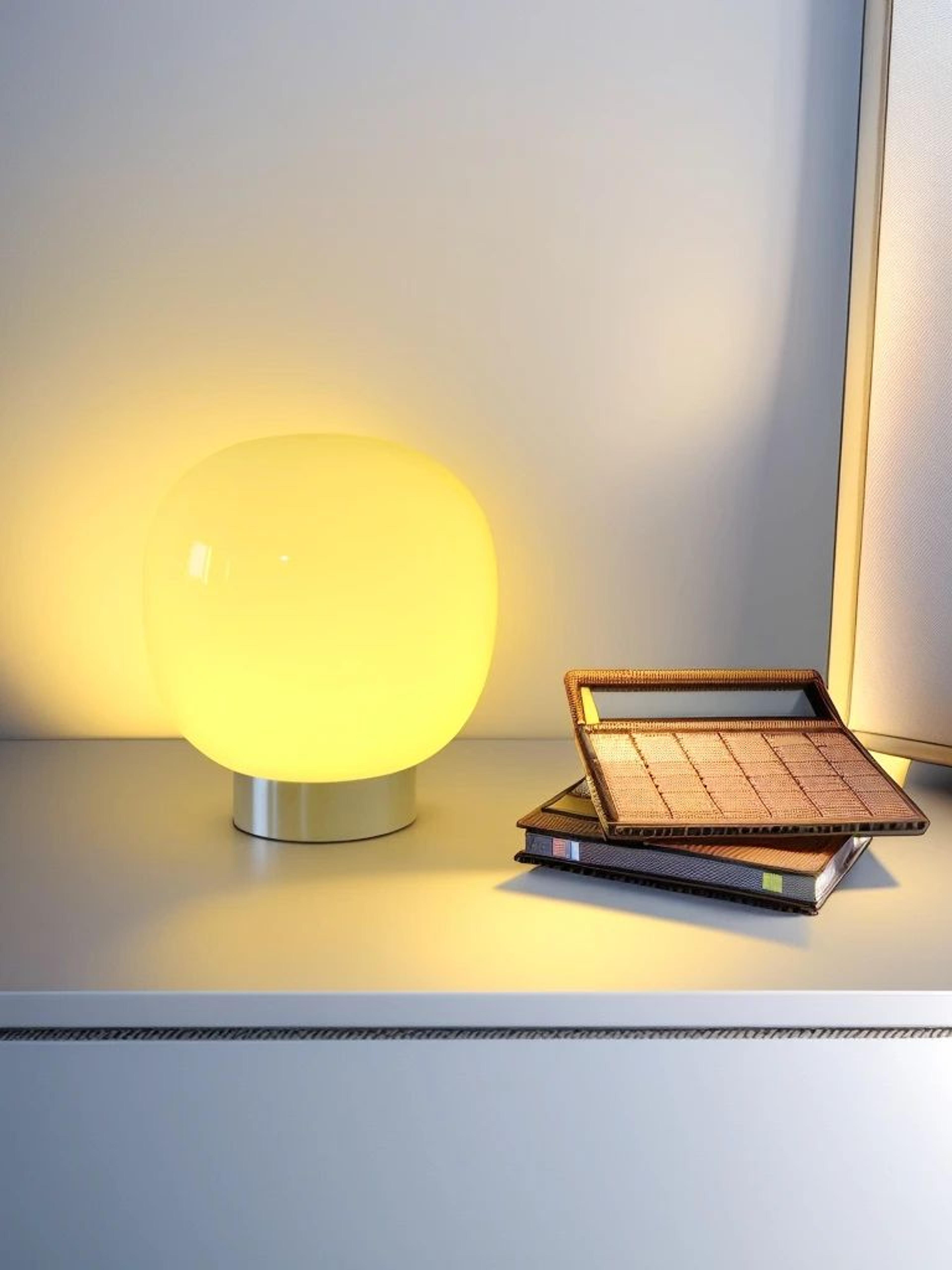 Macaron Glass Table Lamp With Trichromatic Dimming 6