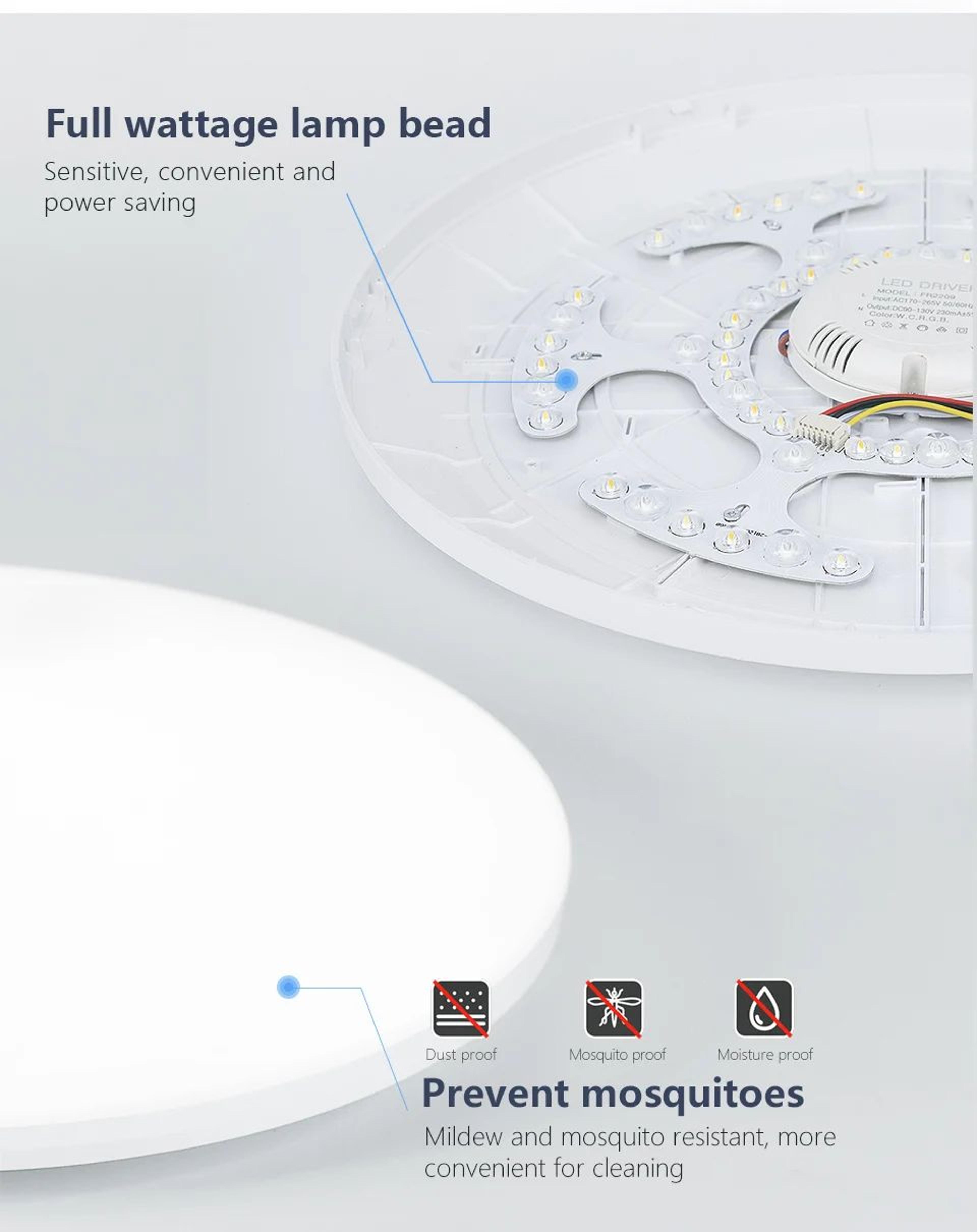 Smart RGB CCT LED Ceiling Light With App Control 11