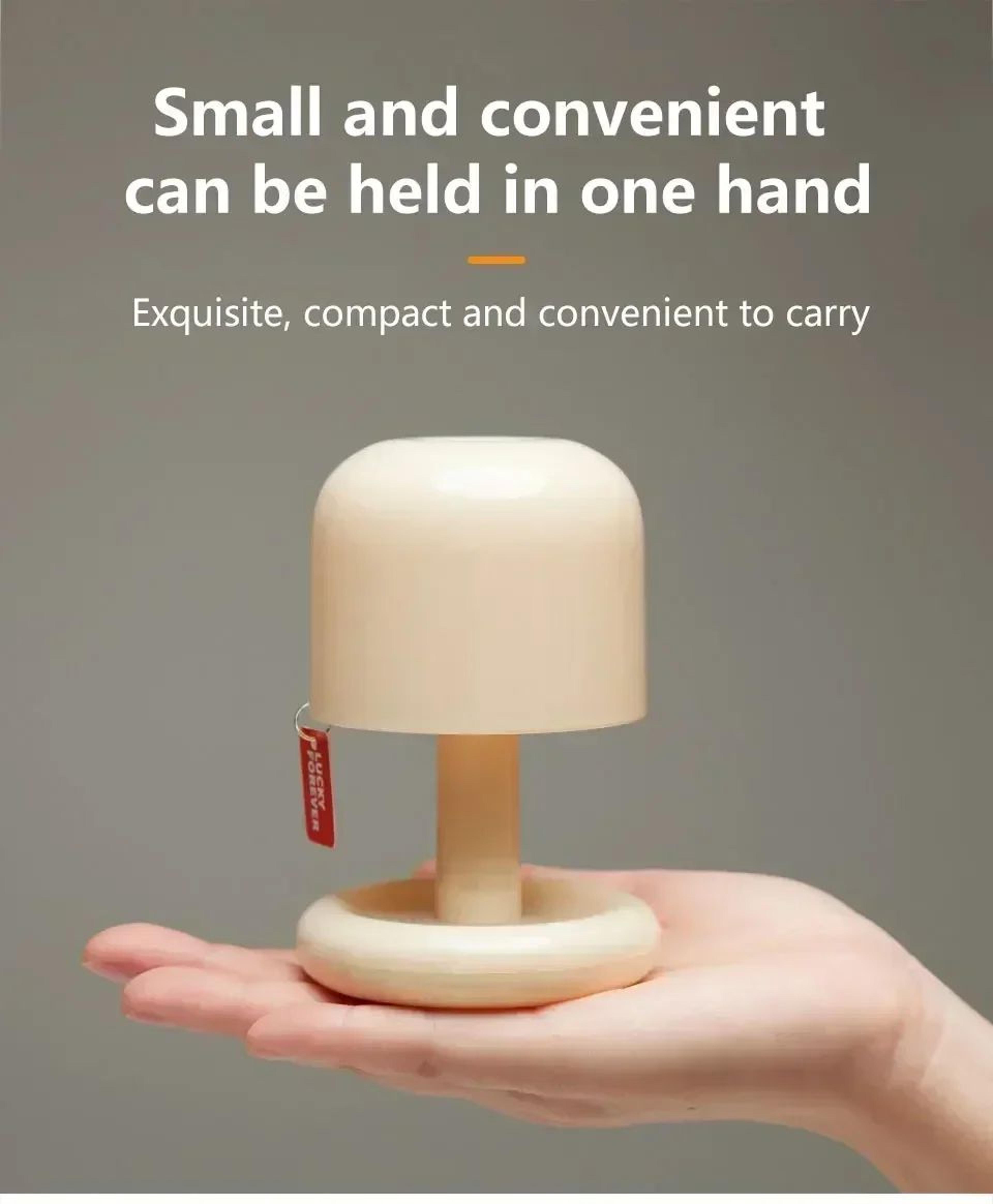 USB Rechargeable Mini Mushroom Sunset Night Lamp 9