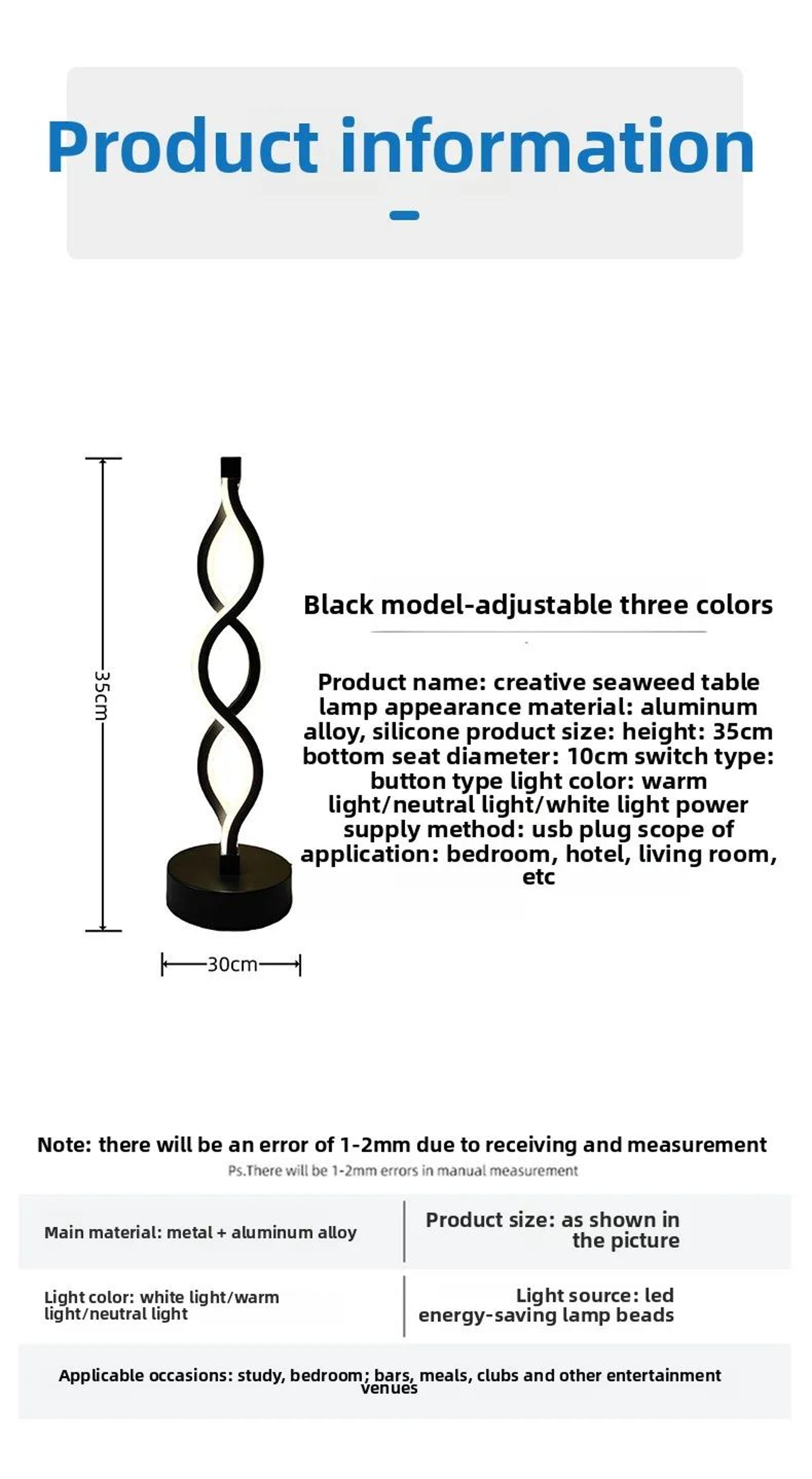 Creative Explosion Atmosphere LED Table Lamp 5