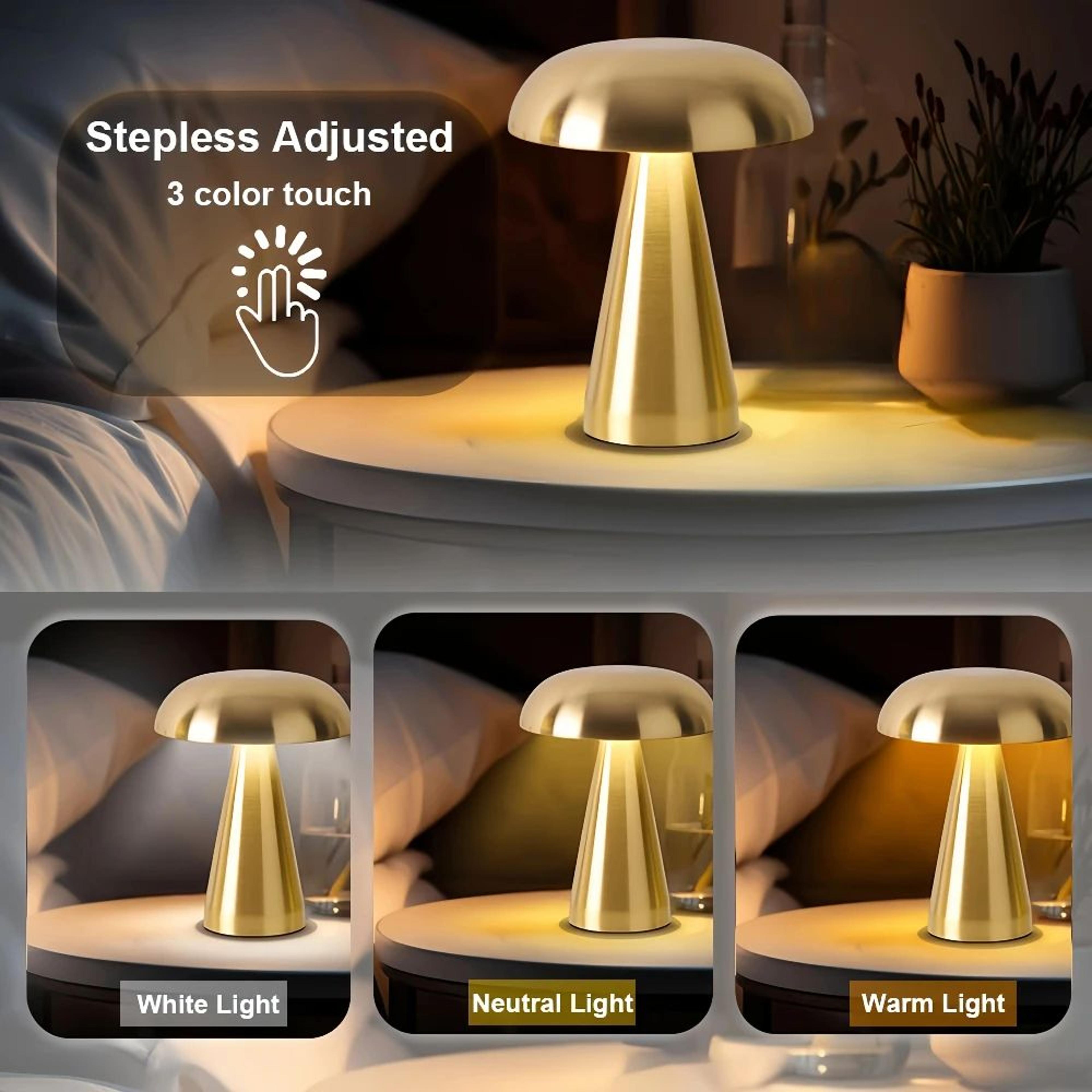Classic Mushroom Iron Art Table Lamp 2