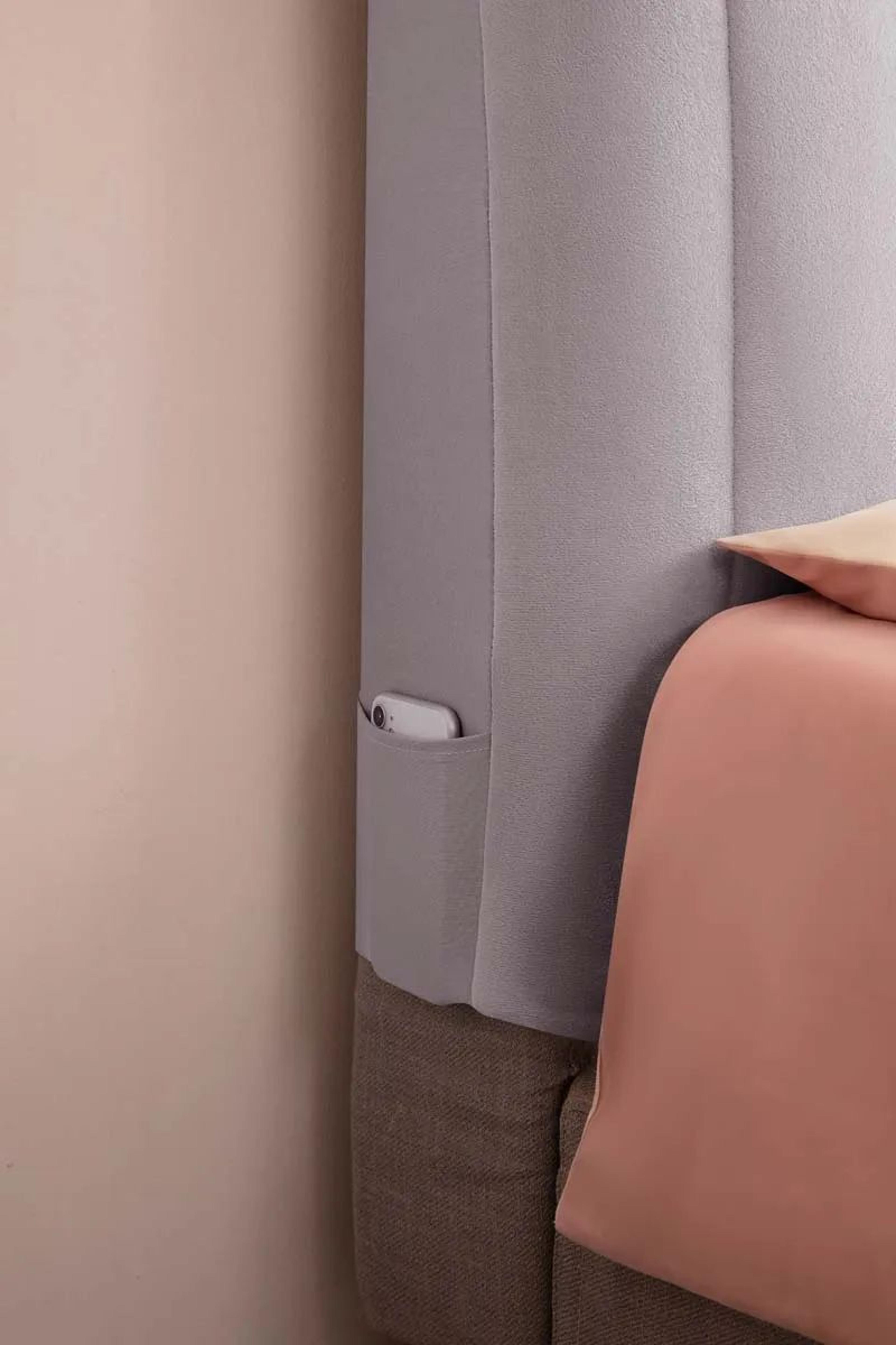 Luxury Velvet Quilted Headboard Cover 11