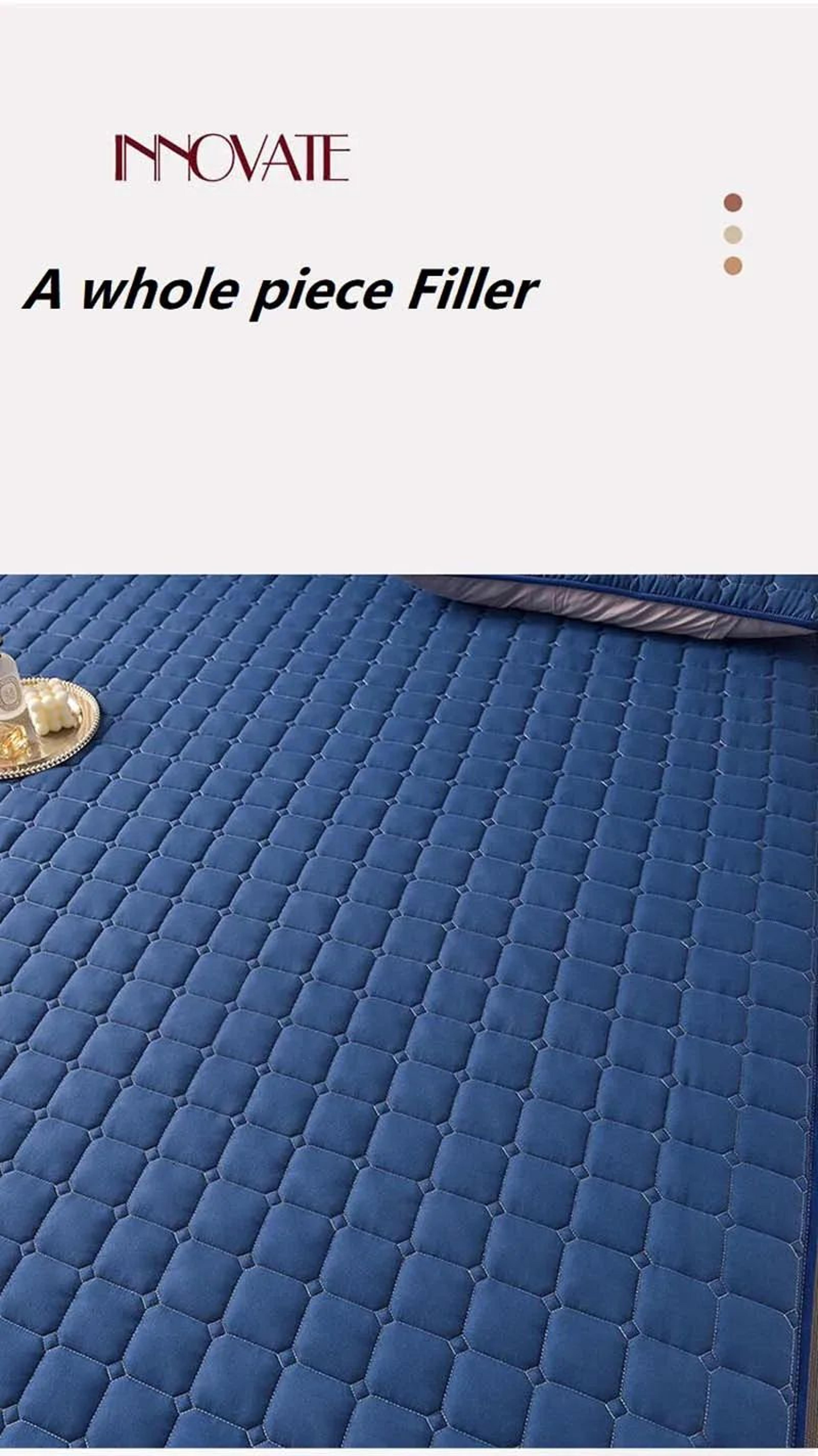 Soft SkinFriendly Quilted Mattress Protector Cover 3