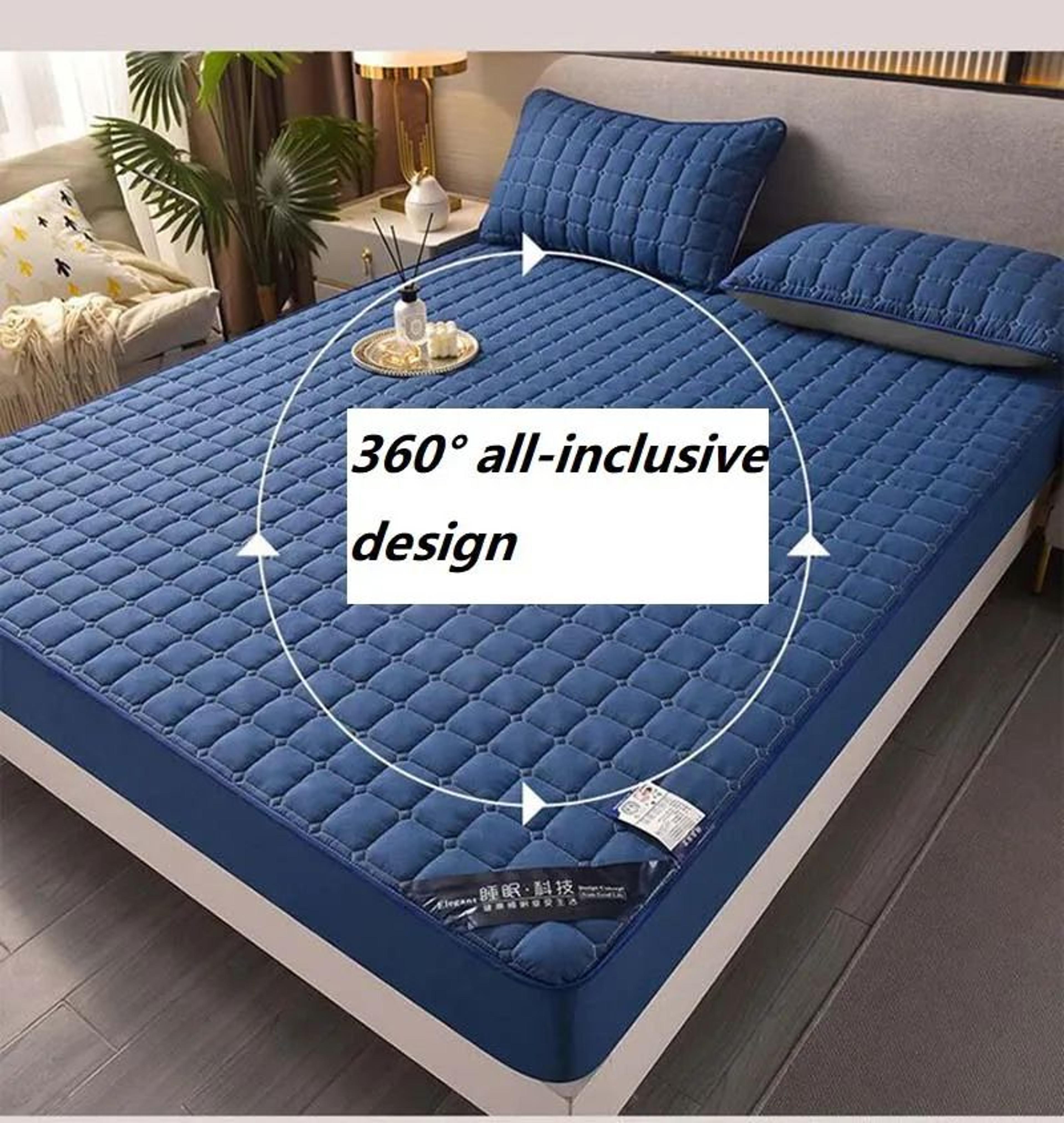 Soft SkinFriendly Quilted Mattress Protector Cover 6