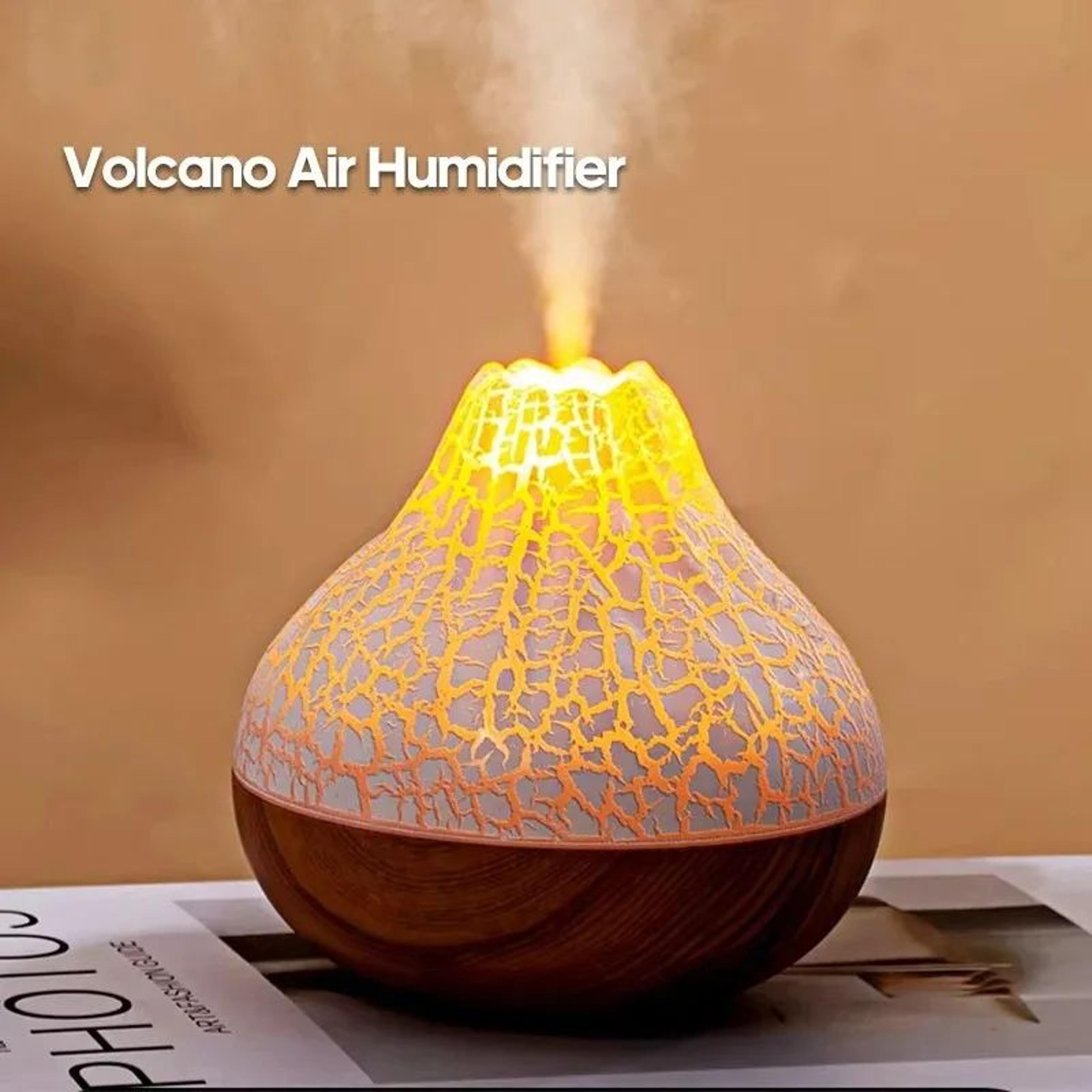 usb desktop air humidifier with 7 color night light 300ml
