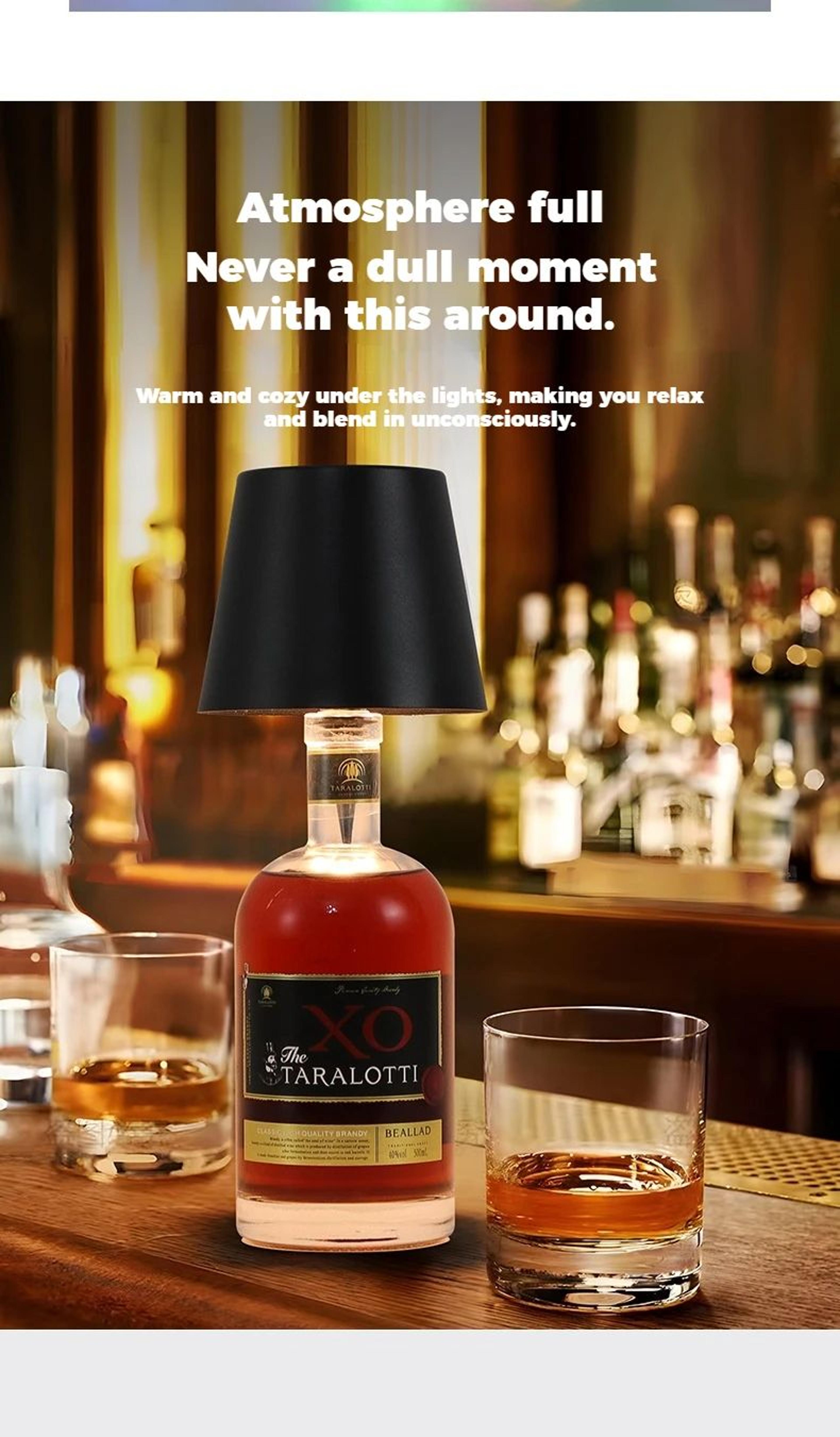 Portable Dimmable Wine Bottle Lamp 9