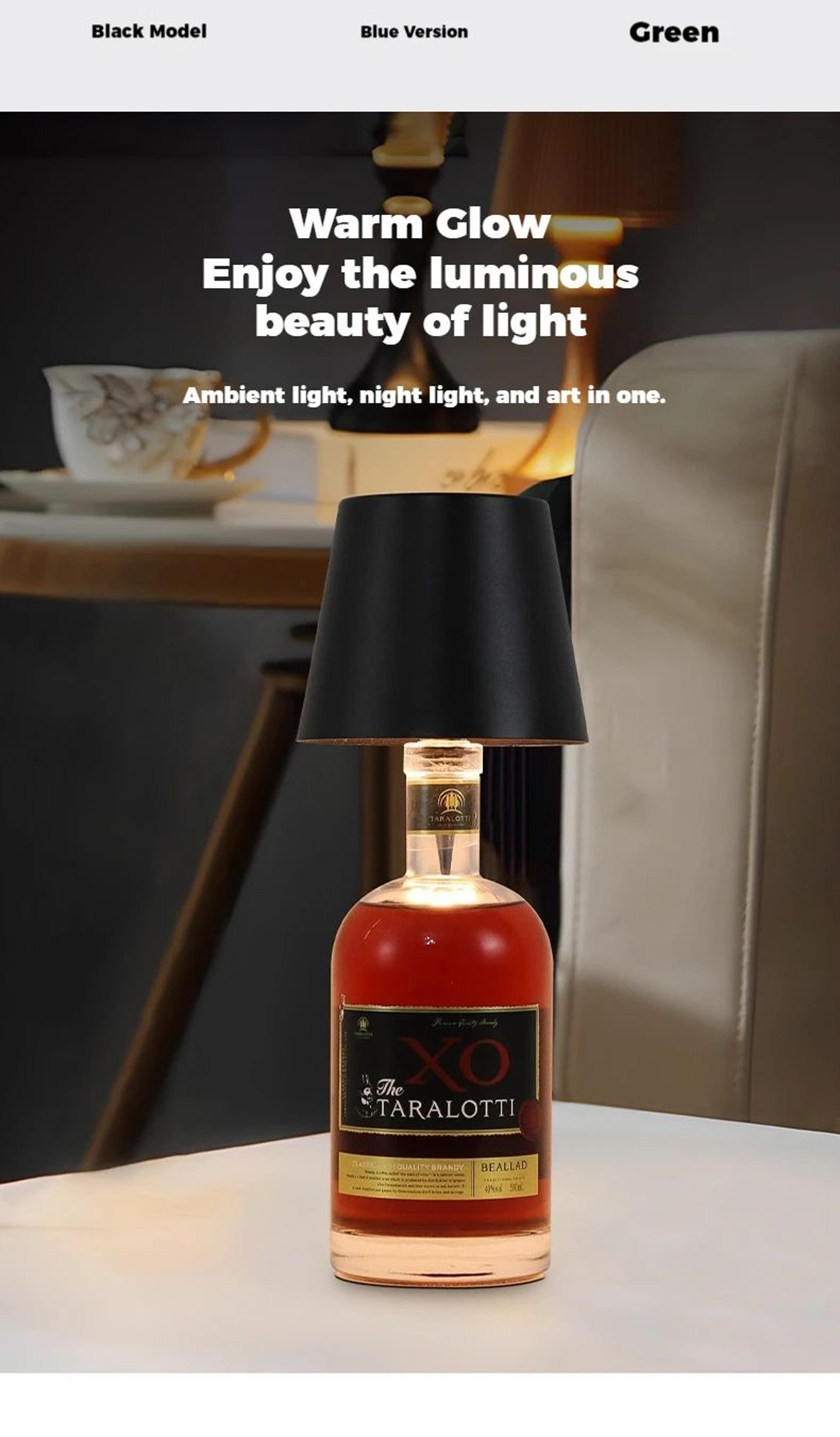 Portable Dimmable Wine Bottle Lamp 10