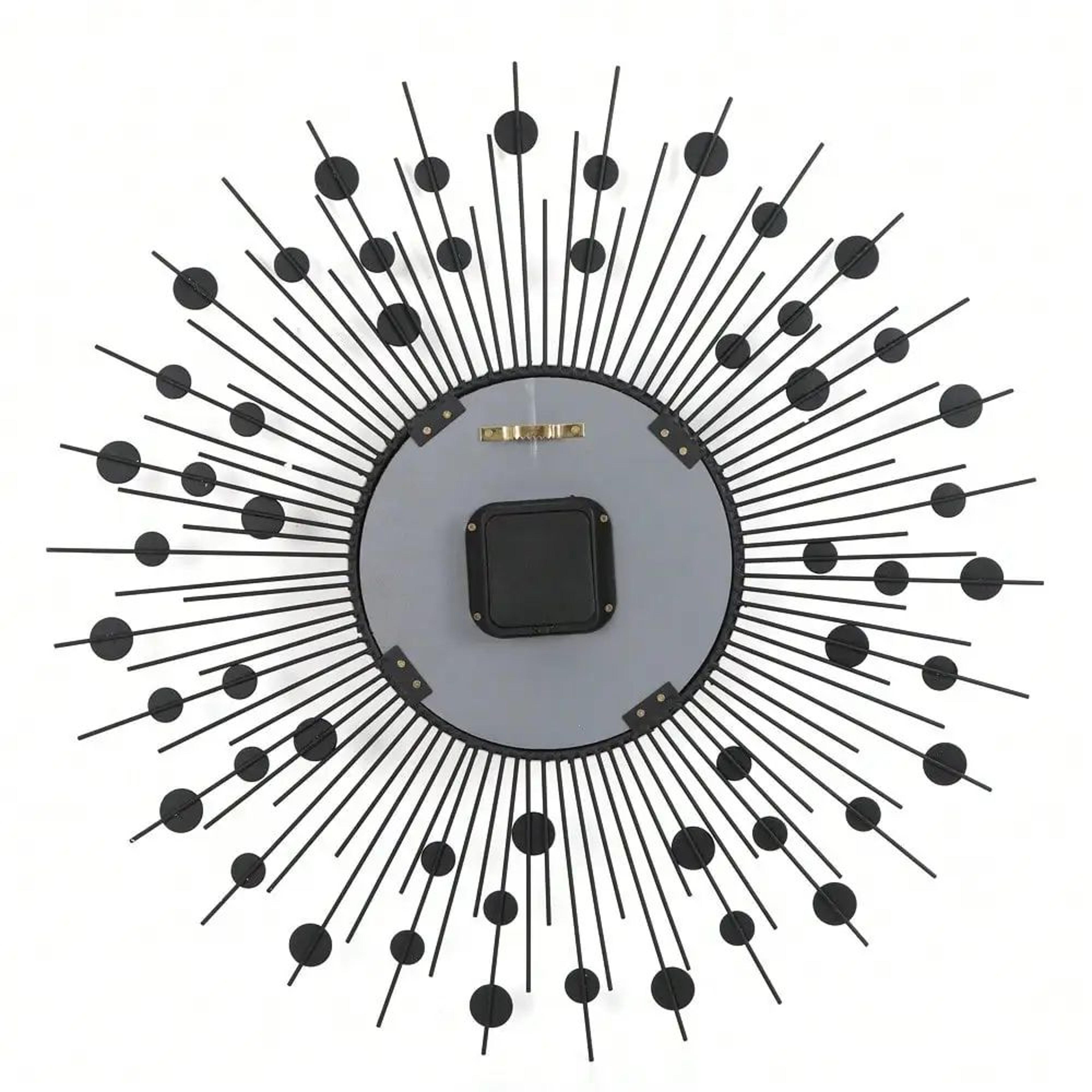 Sun Design Crushed Diamond Crystal Wall Clock 60 Cm 5