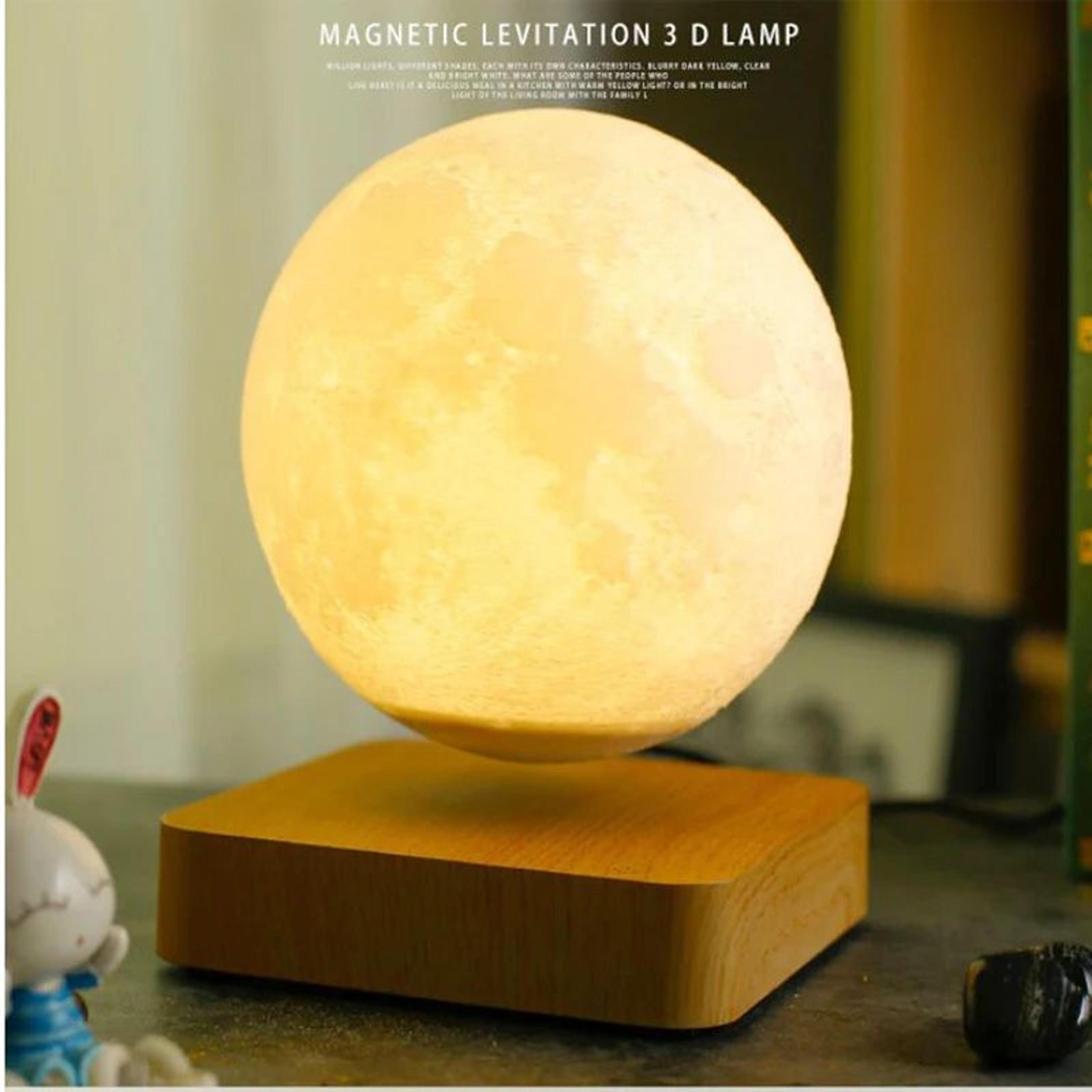 Magnetic Levitation 3D Moon LED Night Lamp 0
