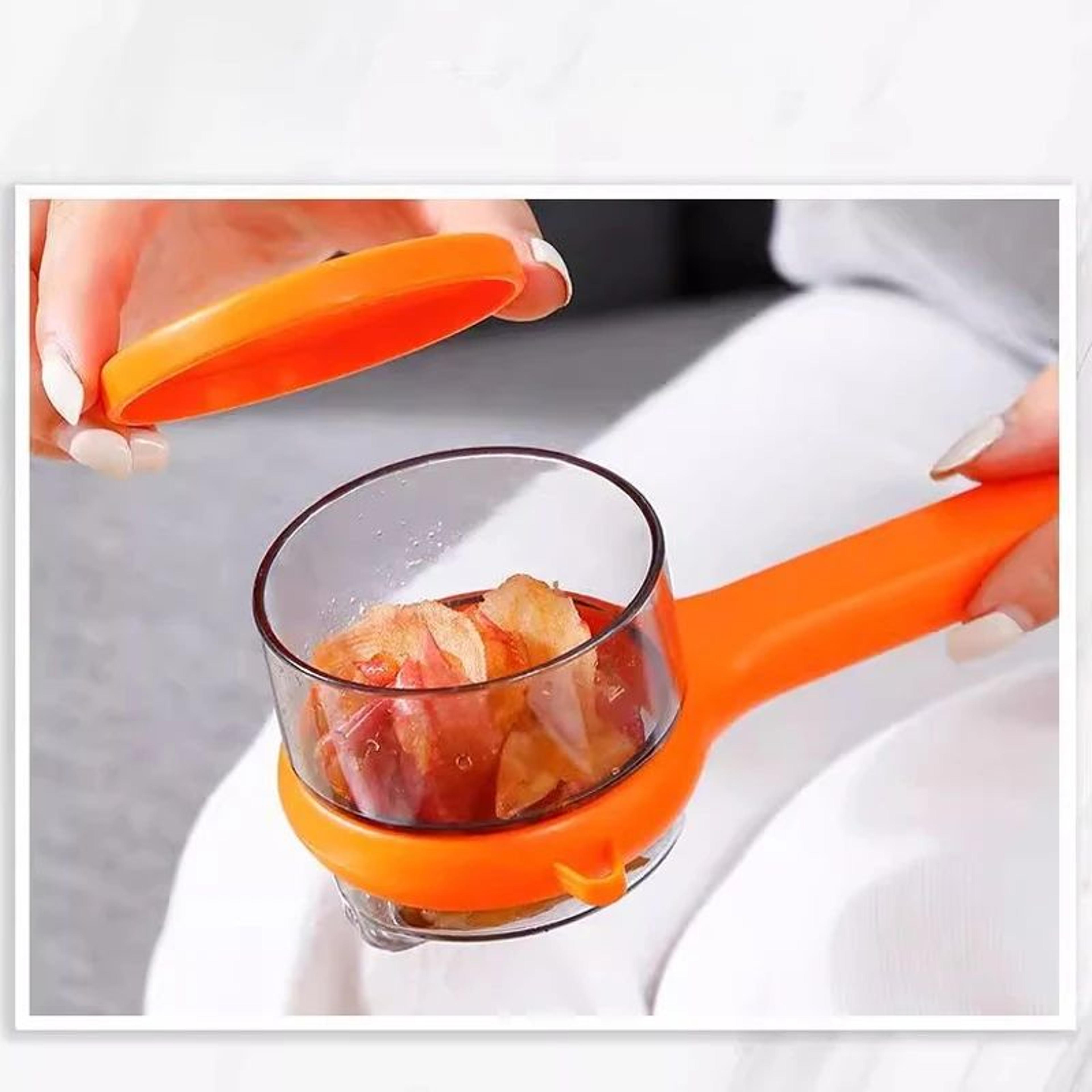 MultiFunction Potato Peeling Knife With Storage Bucket 4