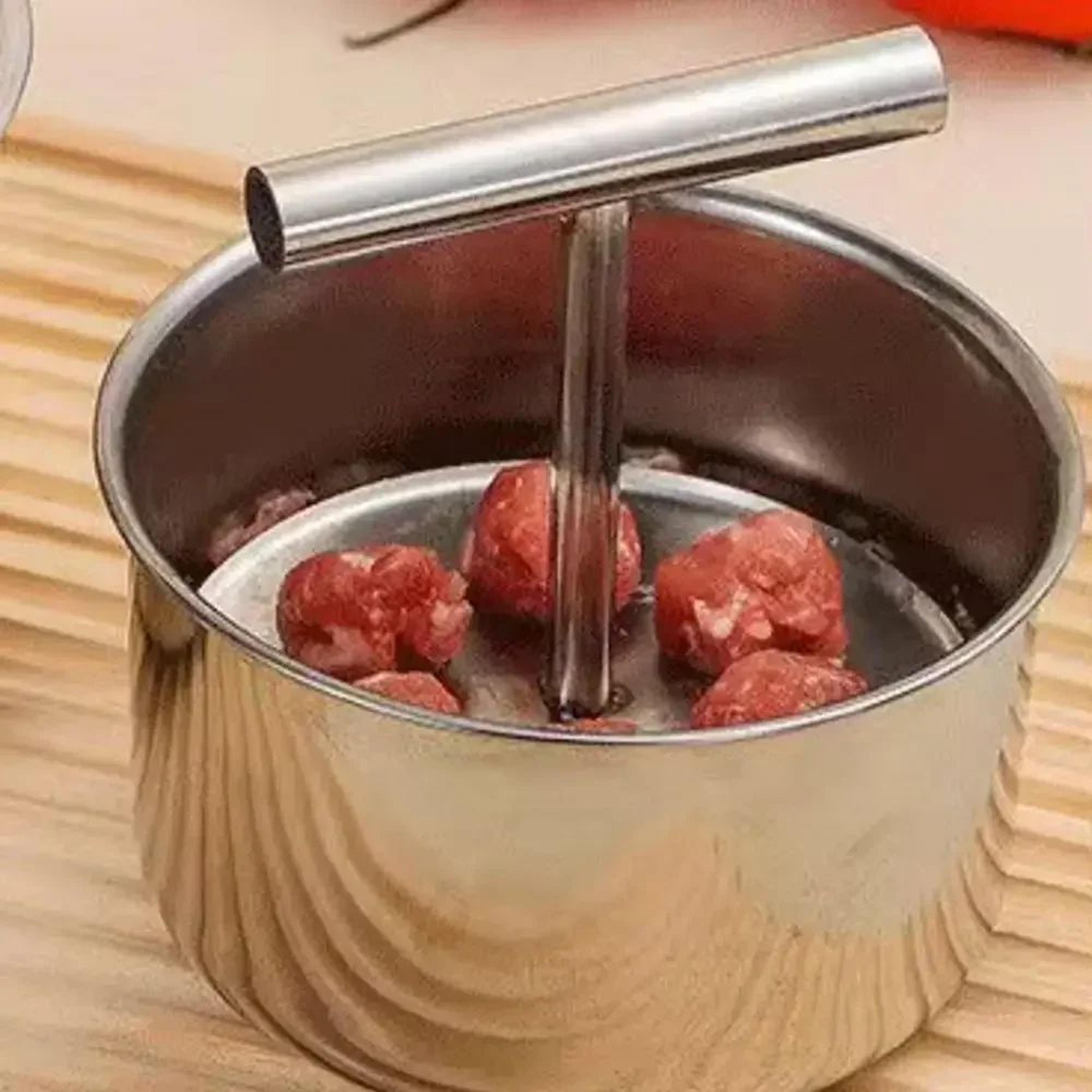 Stainless Steel Manual Meatball Maker Press Tool 5