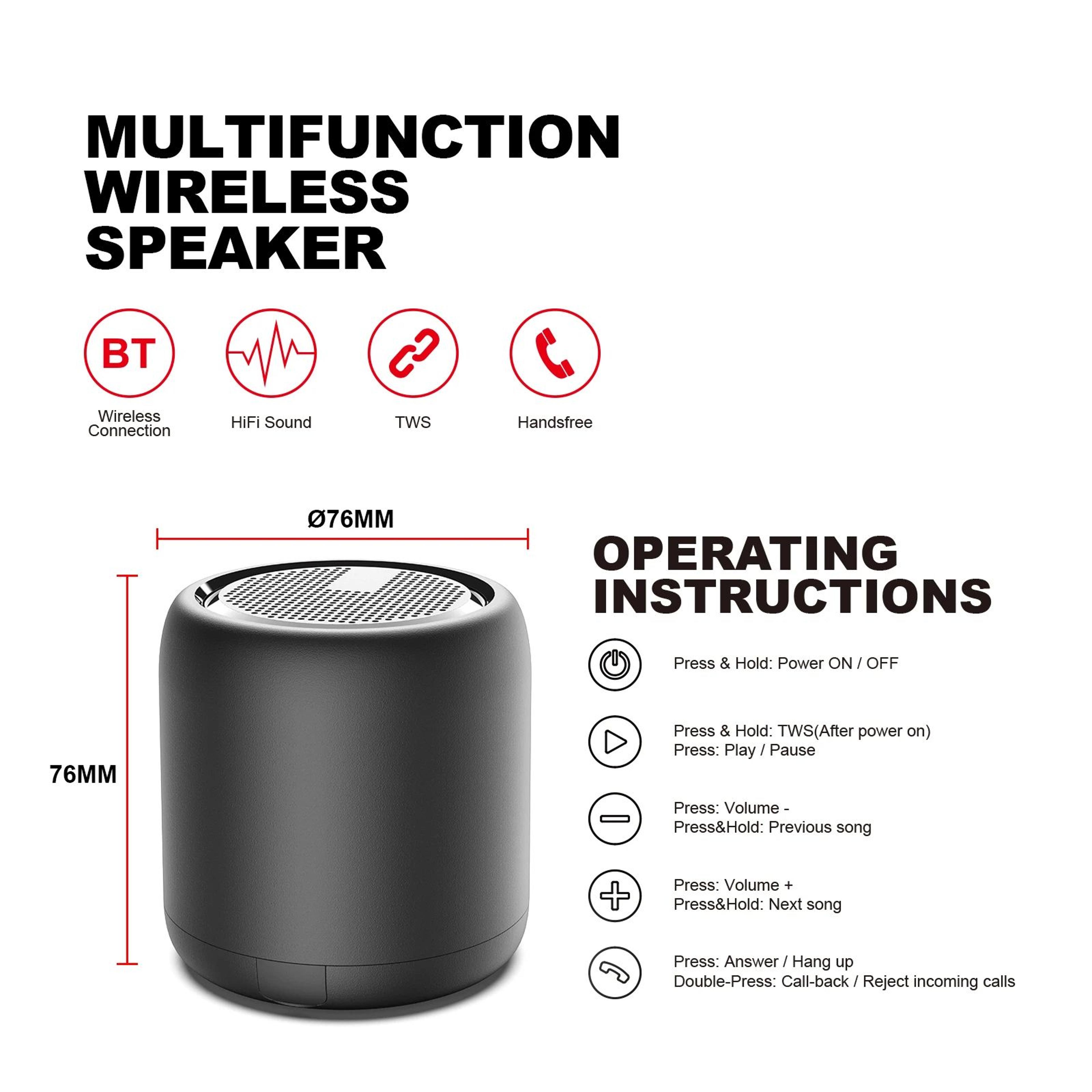 Wireless Bluetooth Outdoor Portable Speaker 7