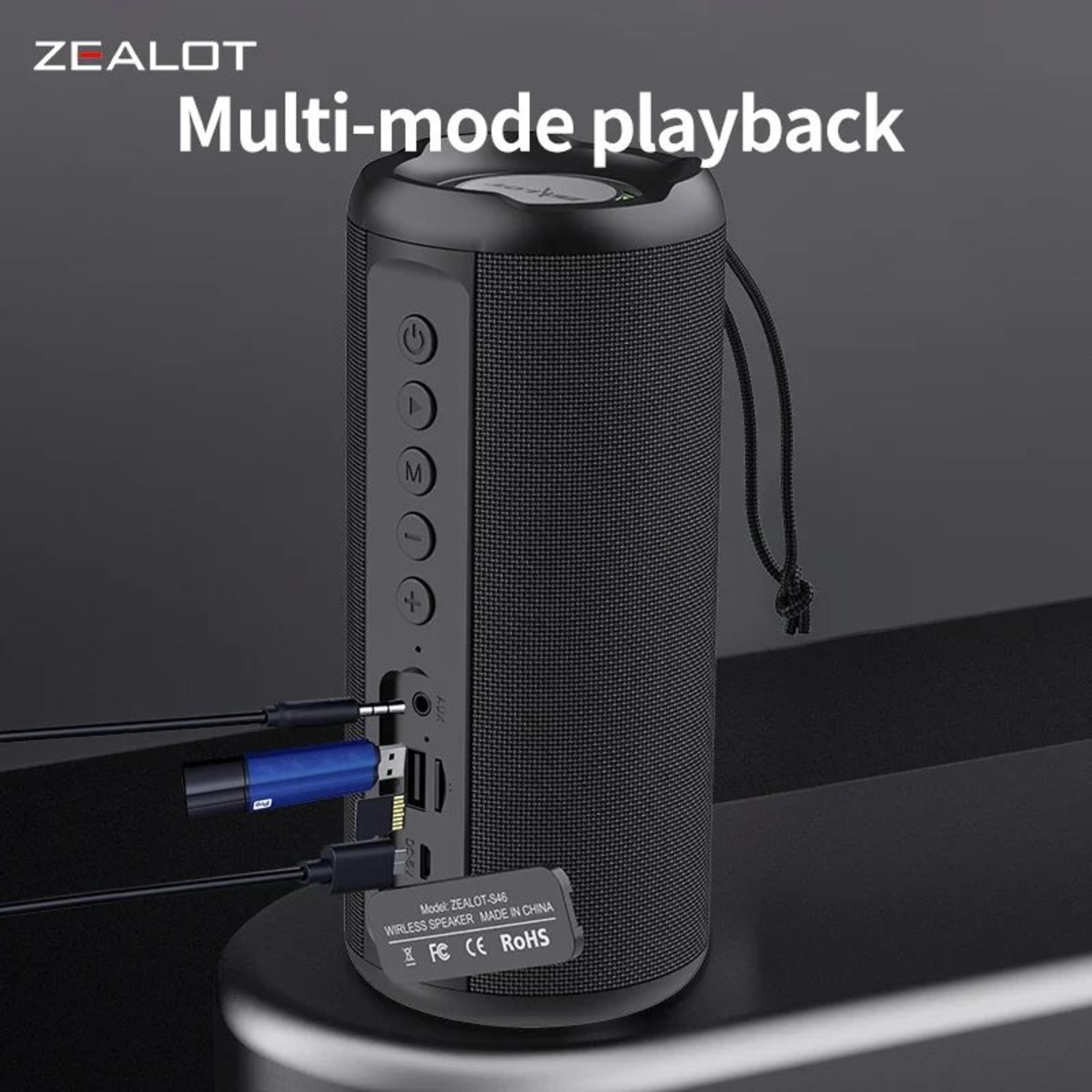 ZEALOT S46 10W Wireless Bluetooth Speaker 4