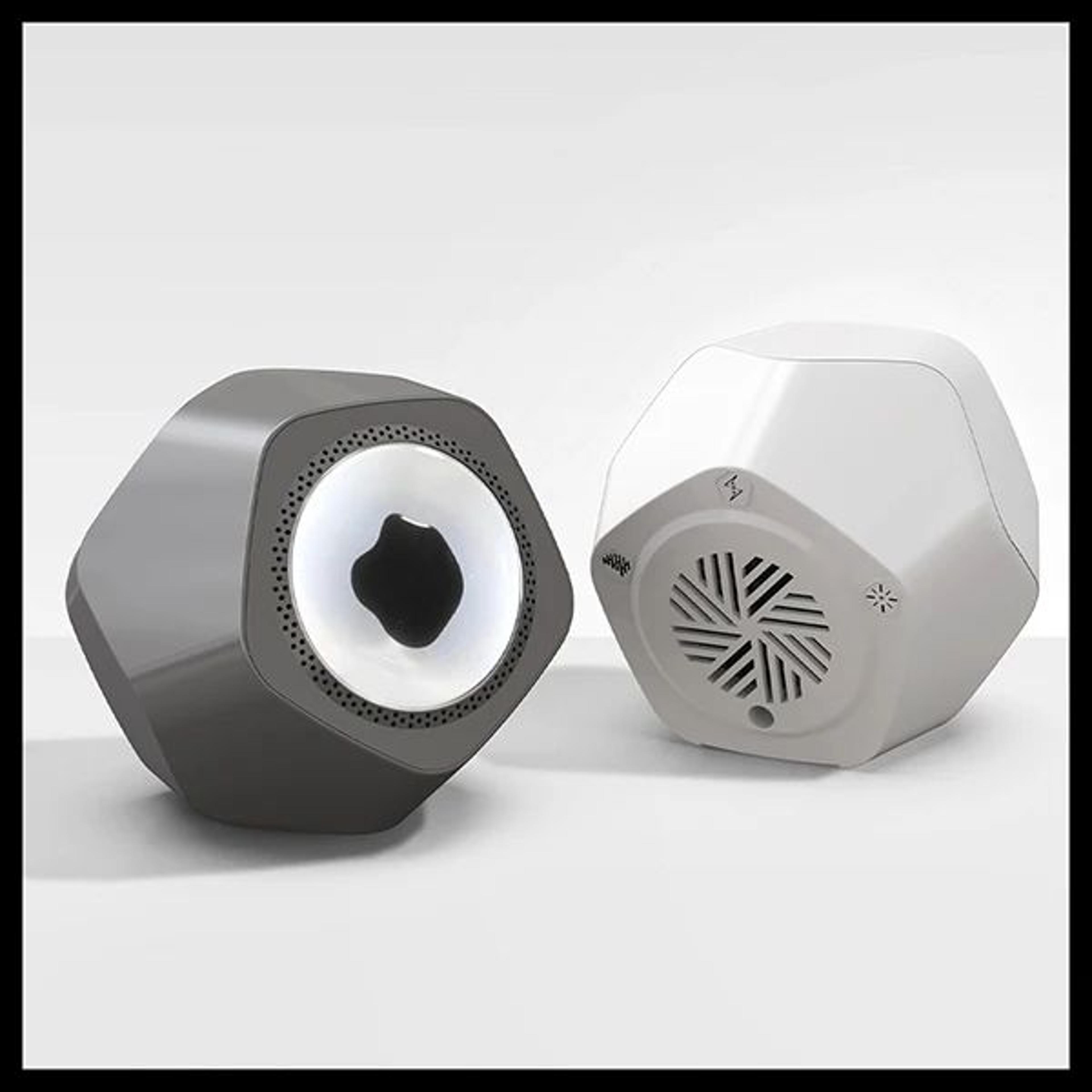 Magnetic Fluid Desktop Bluetooth Speaker  Rhythm Lamp 11