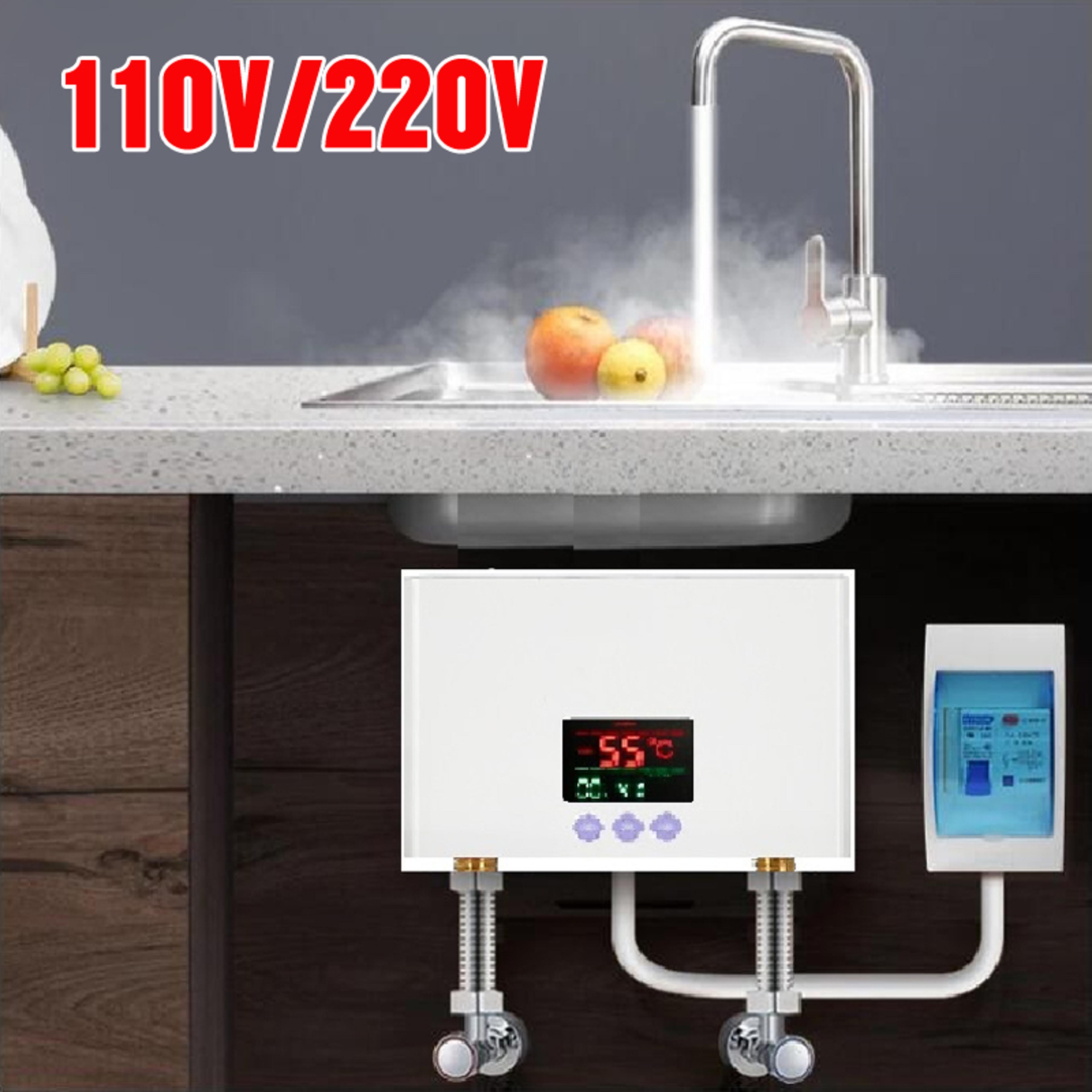 Instant Electric Water Heater  WallMounted Fast Heating Shower  Kitchen Hot Water System 0