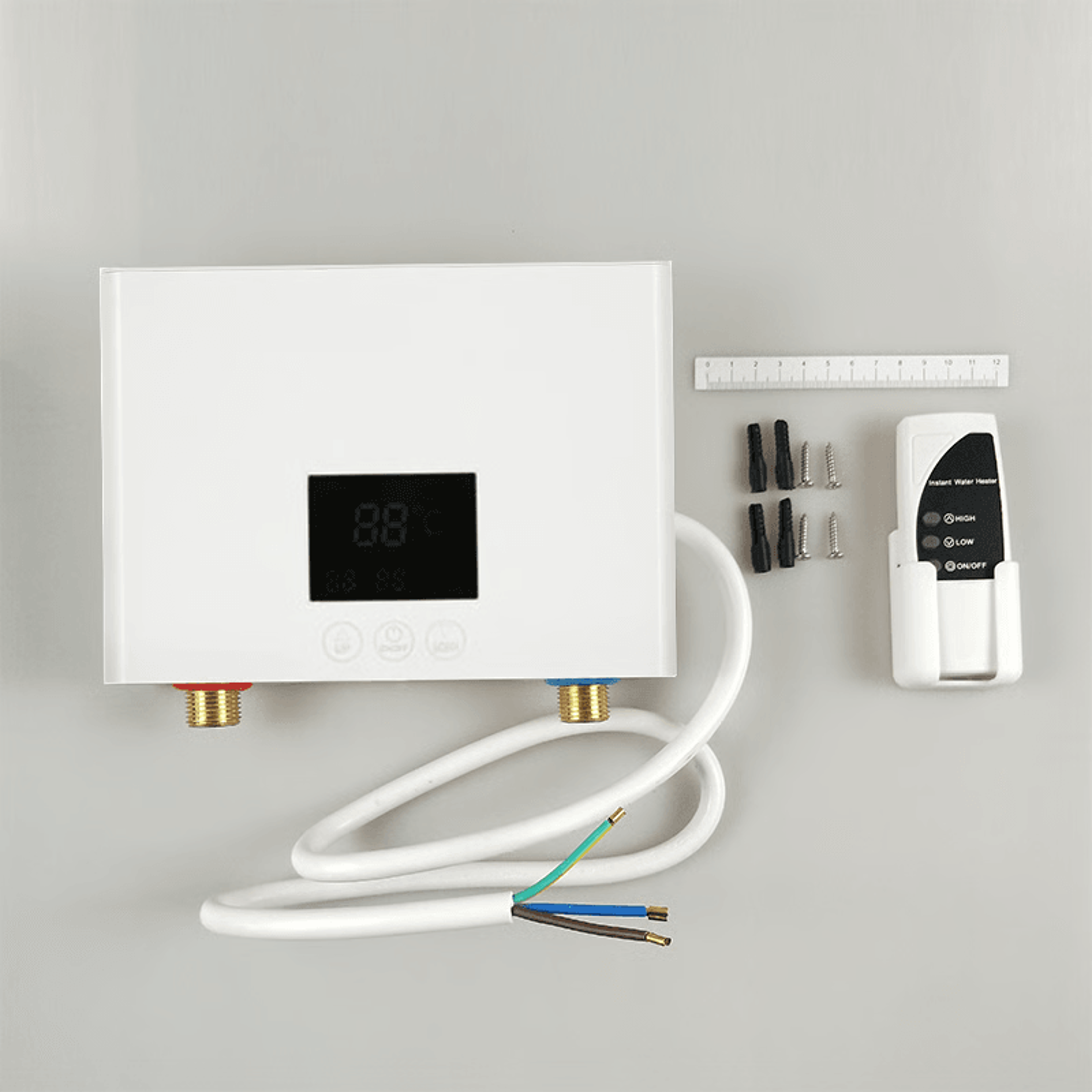 Instant Electric Tankless Water Heater For Bathroom Shower  Kitchen Hot Water 8