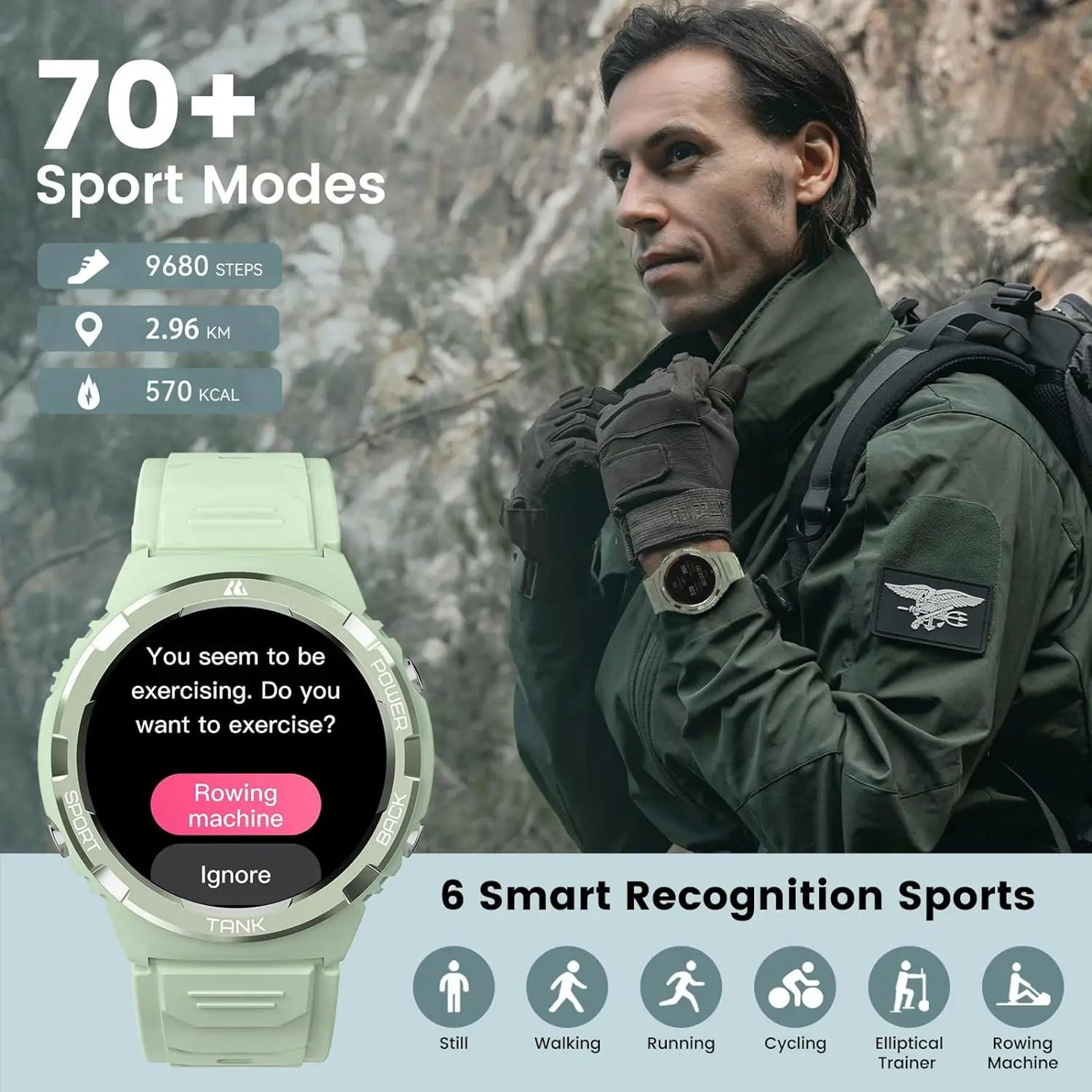 TICWRIS TANK S1 AMOLED Smartwatch With Bluetooth Call 4