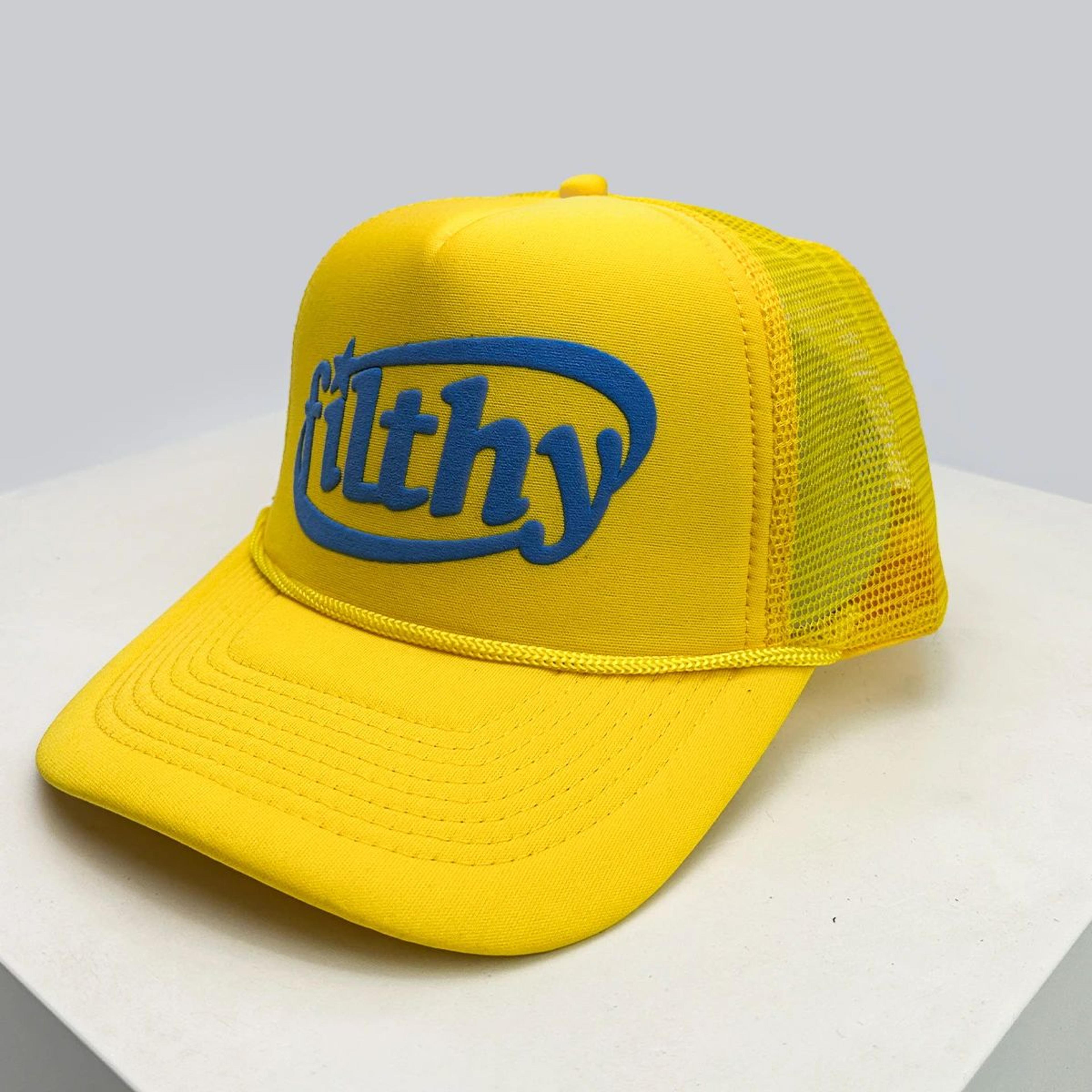 Unisex Color Block Letter Mesh Trucker Cap 12