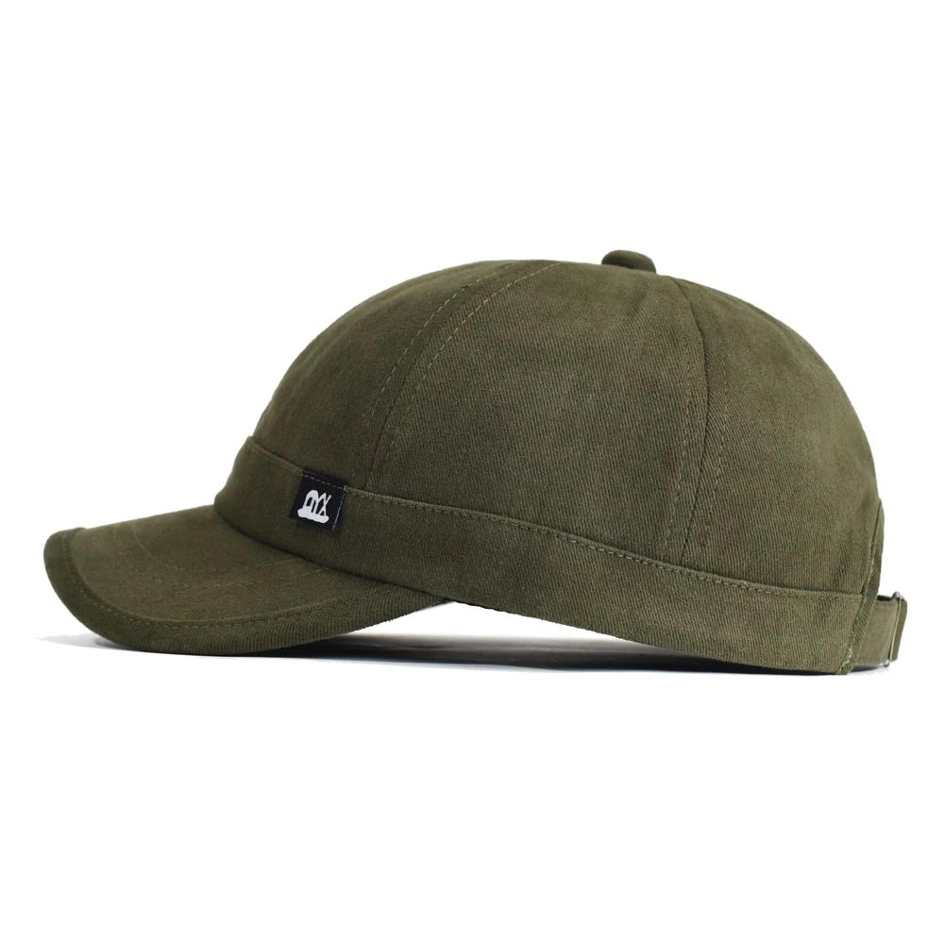 Vintage Short Brim Cotton Baseball Cap 15