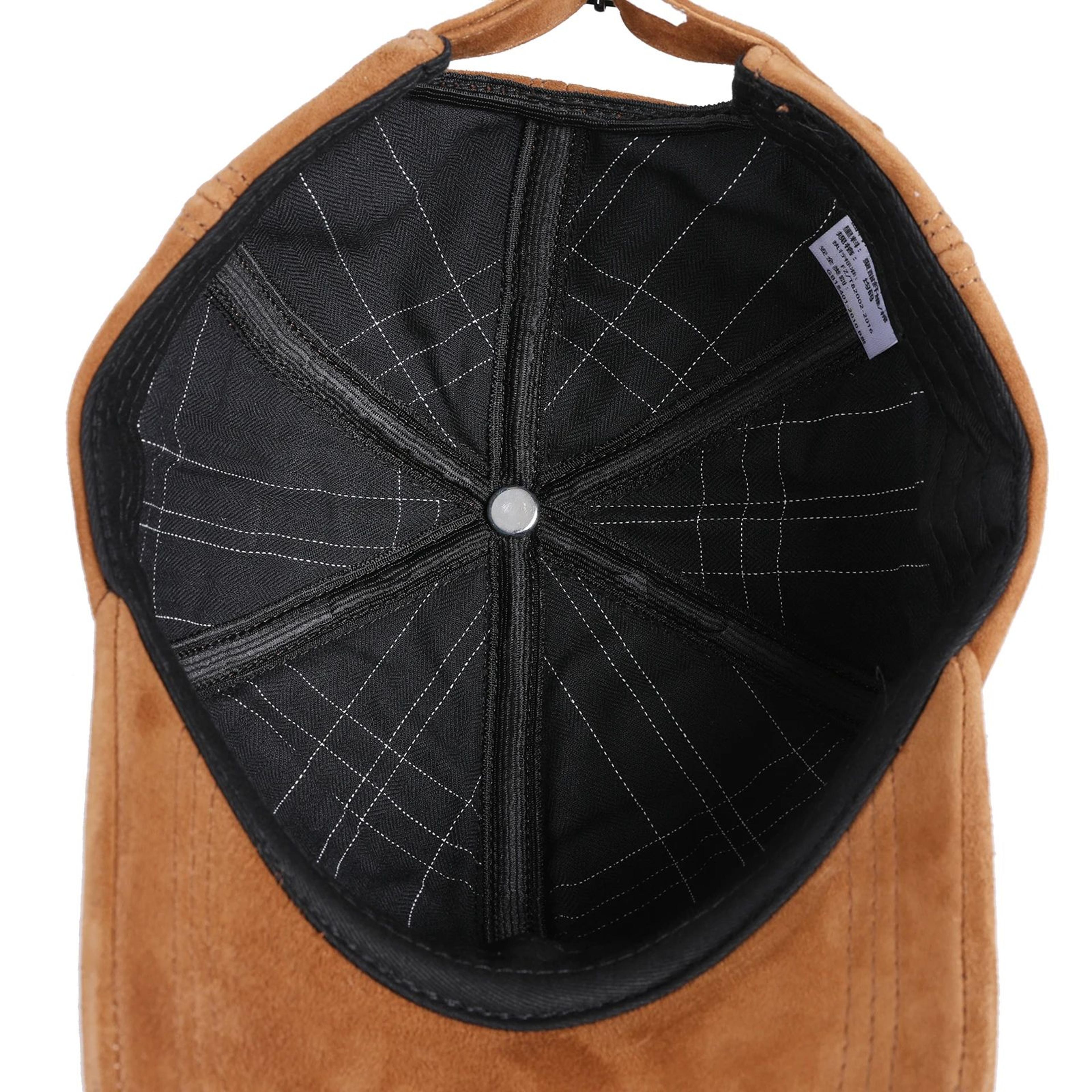 BOONJOVIA Genuine Suede Leather Baseball Cap 5