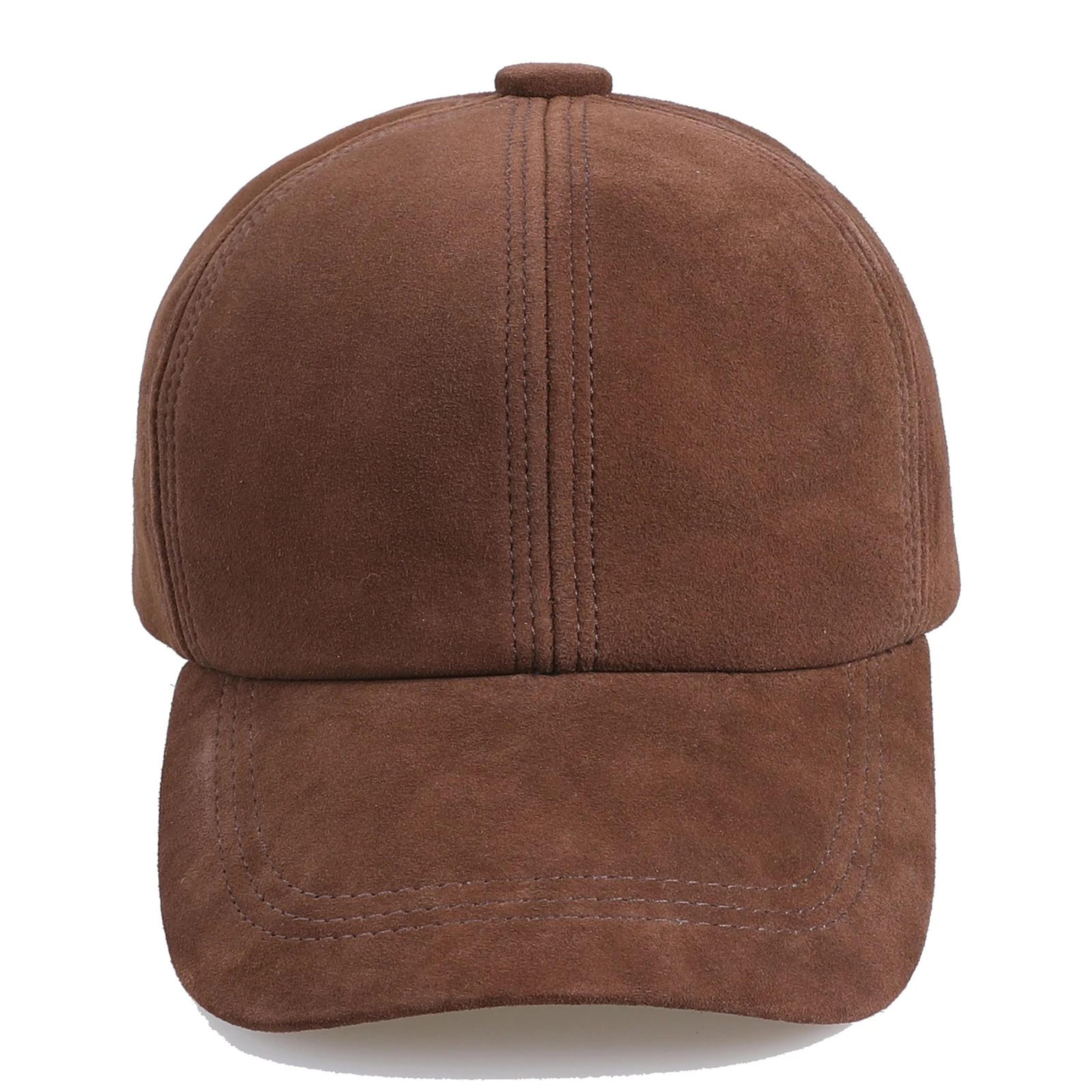 BOONJOVIA Genuine Suede Leather Baseball Cap 10