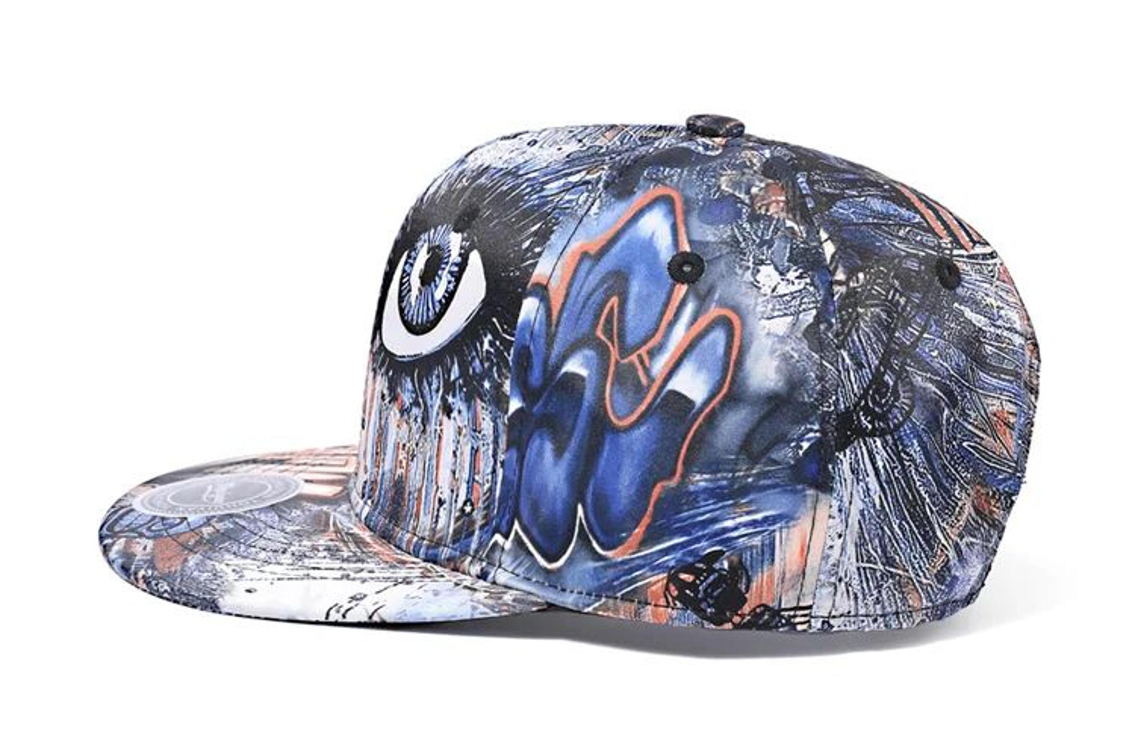 Graffiti Bones Flat Visor Snapback Baseball Cap 11