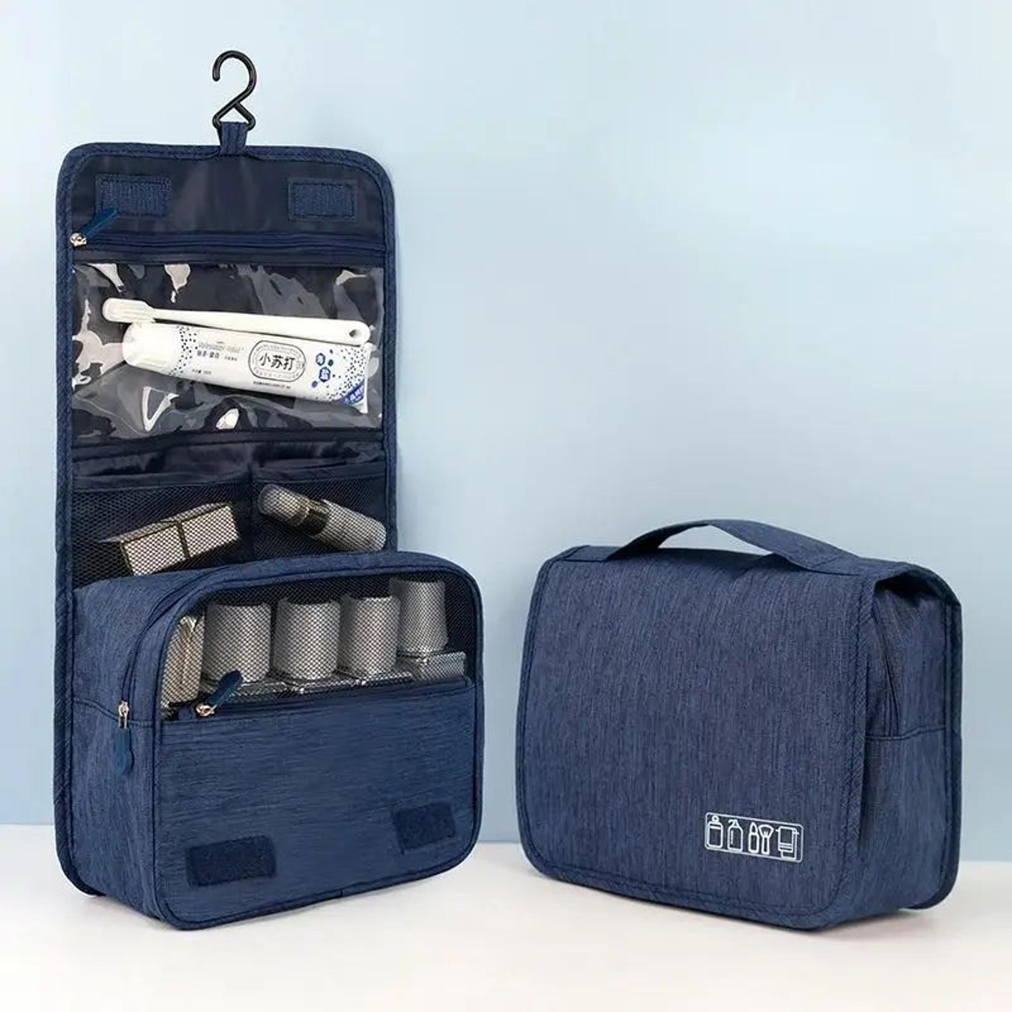 Foldable Hanging Toiletry Bag Travel Makeup Organizer 0