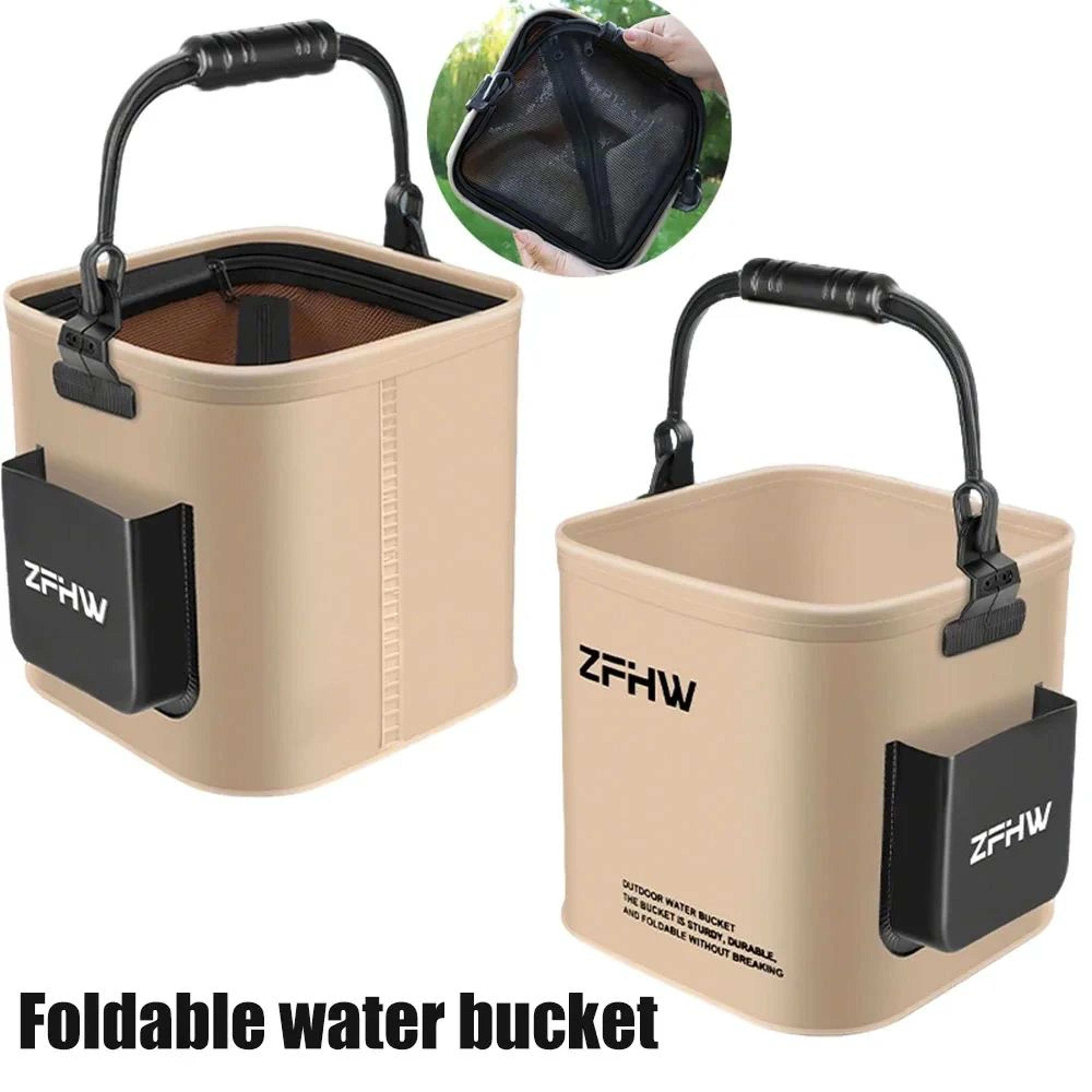 portable fishing tackle bucket organizer storage box