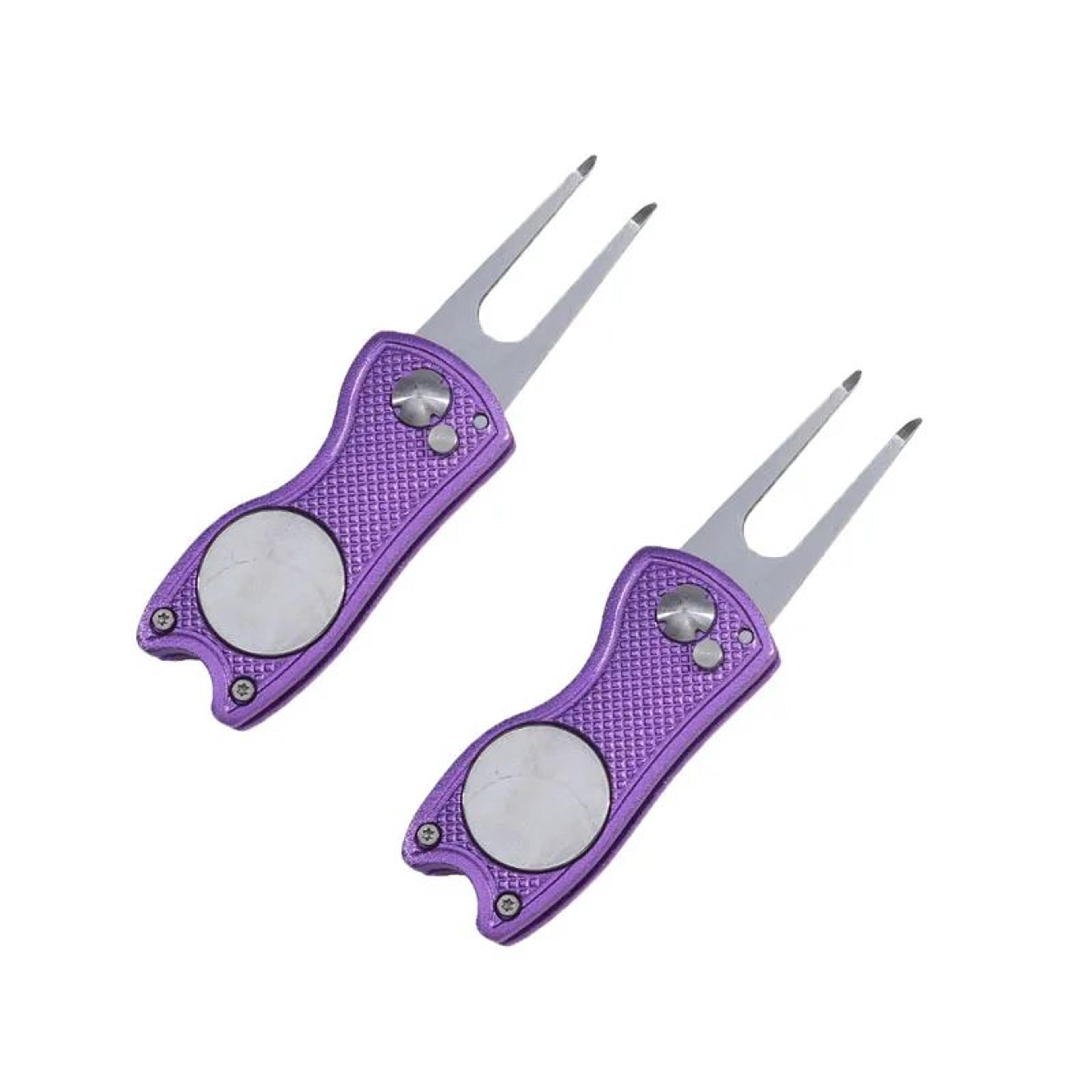 Foldable Golf Divot Repair Tool With Groove Cleaner 6