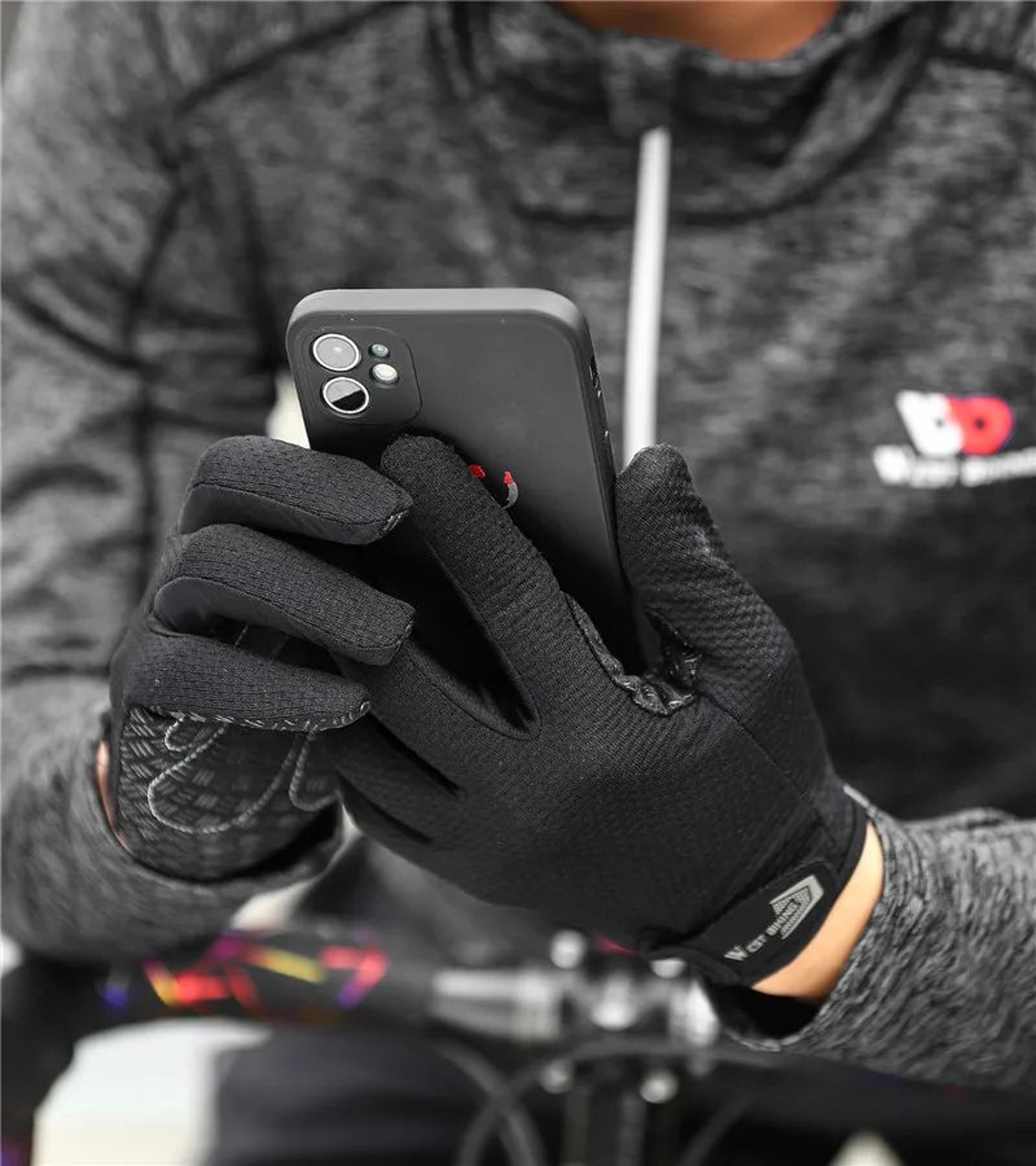 WEST BIKING Full Finger Touchscreen Cycling Gloves 10
