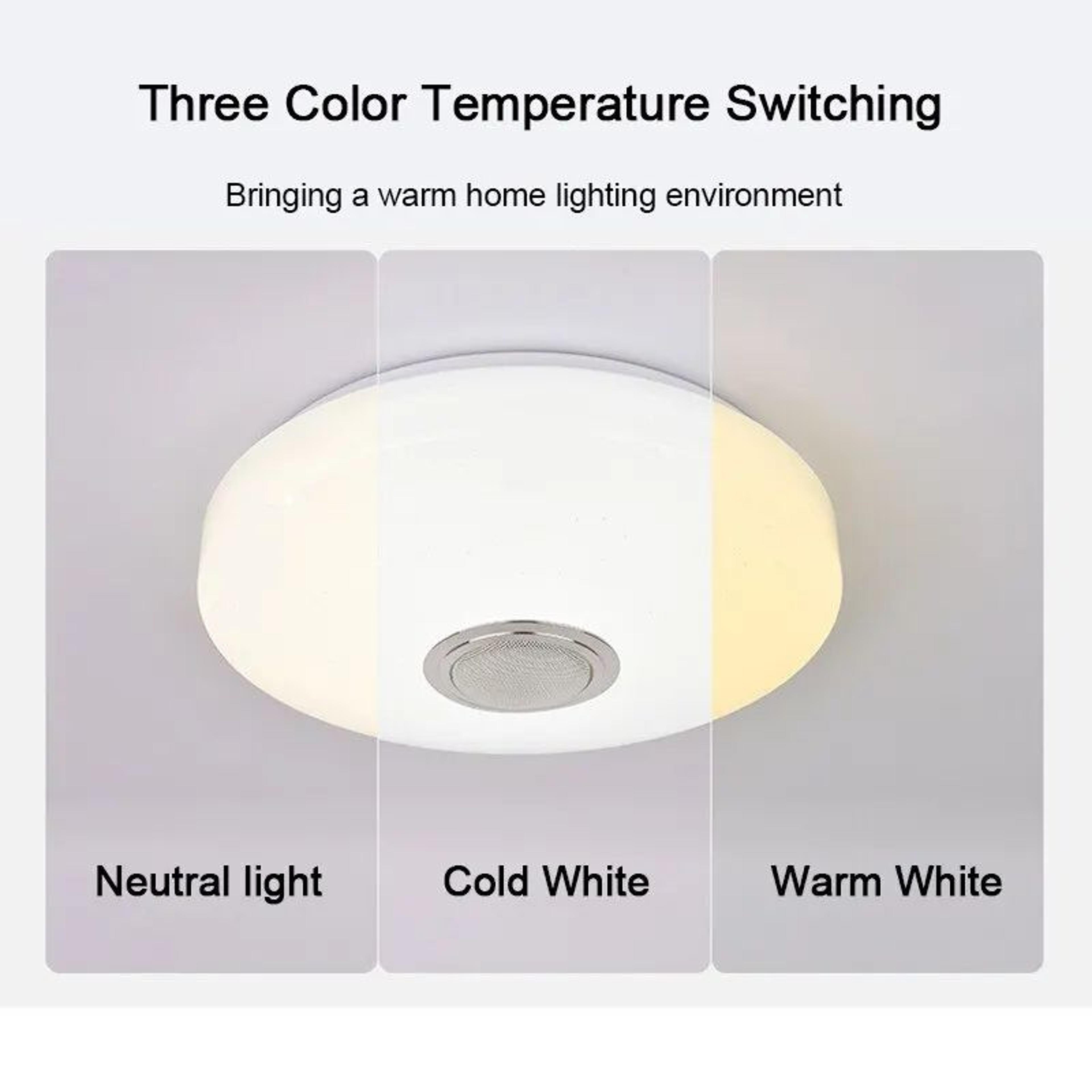 Smart RGB LED Ceiling Light With App And Remote Control 4