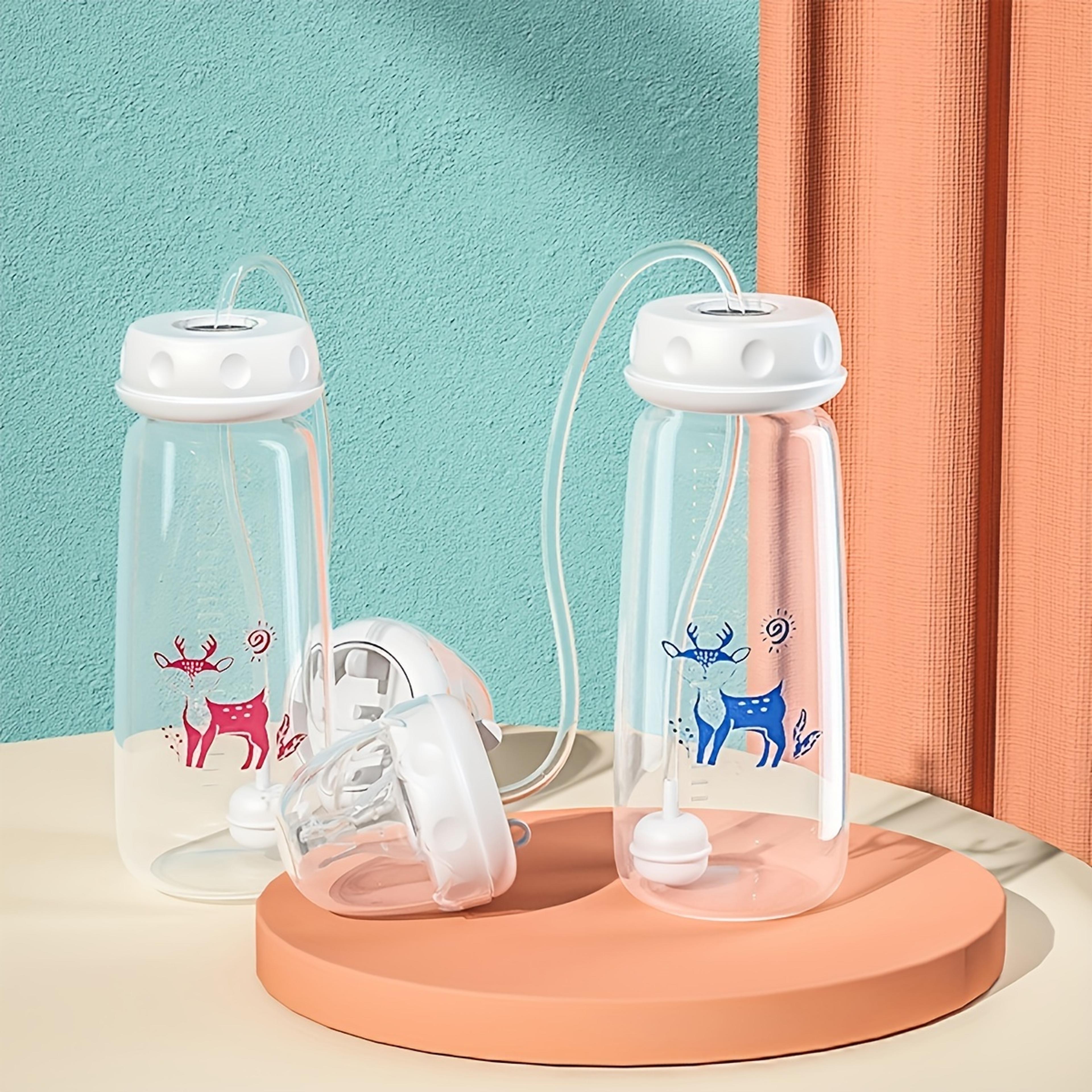 self feeding baby bottle set for independent baby drinking and easier feeding routine