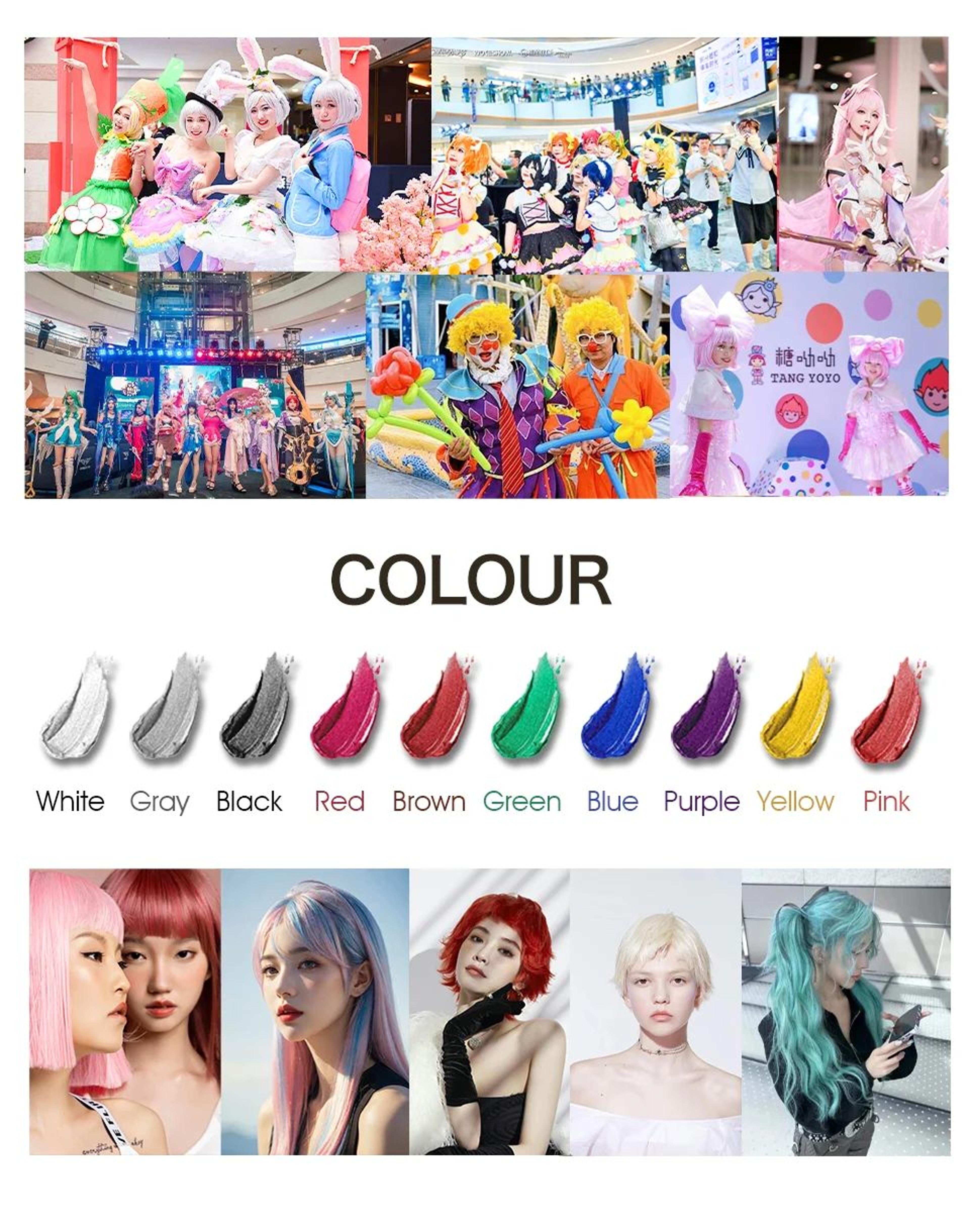 Sevich Temporary Hair Color Wax Washable Styling Cream 7