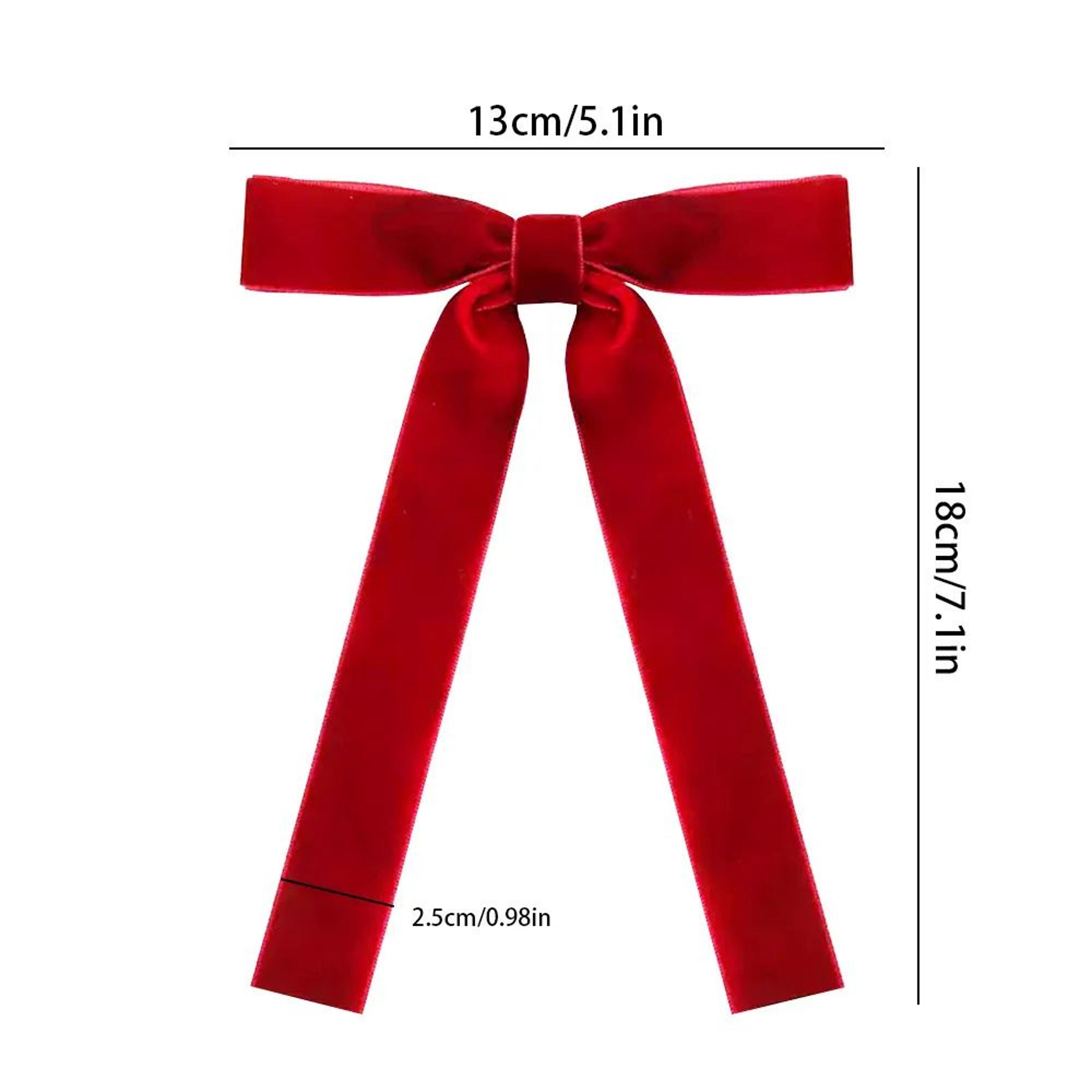 Velvet Ribbon Christmas Tree Bow Decorations Set 13