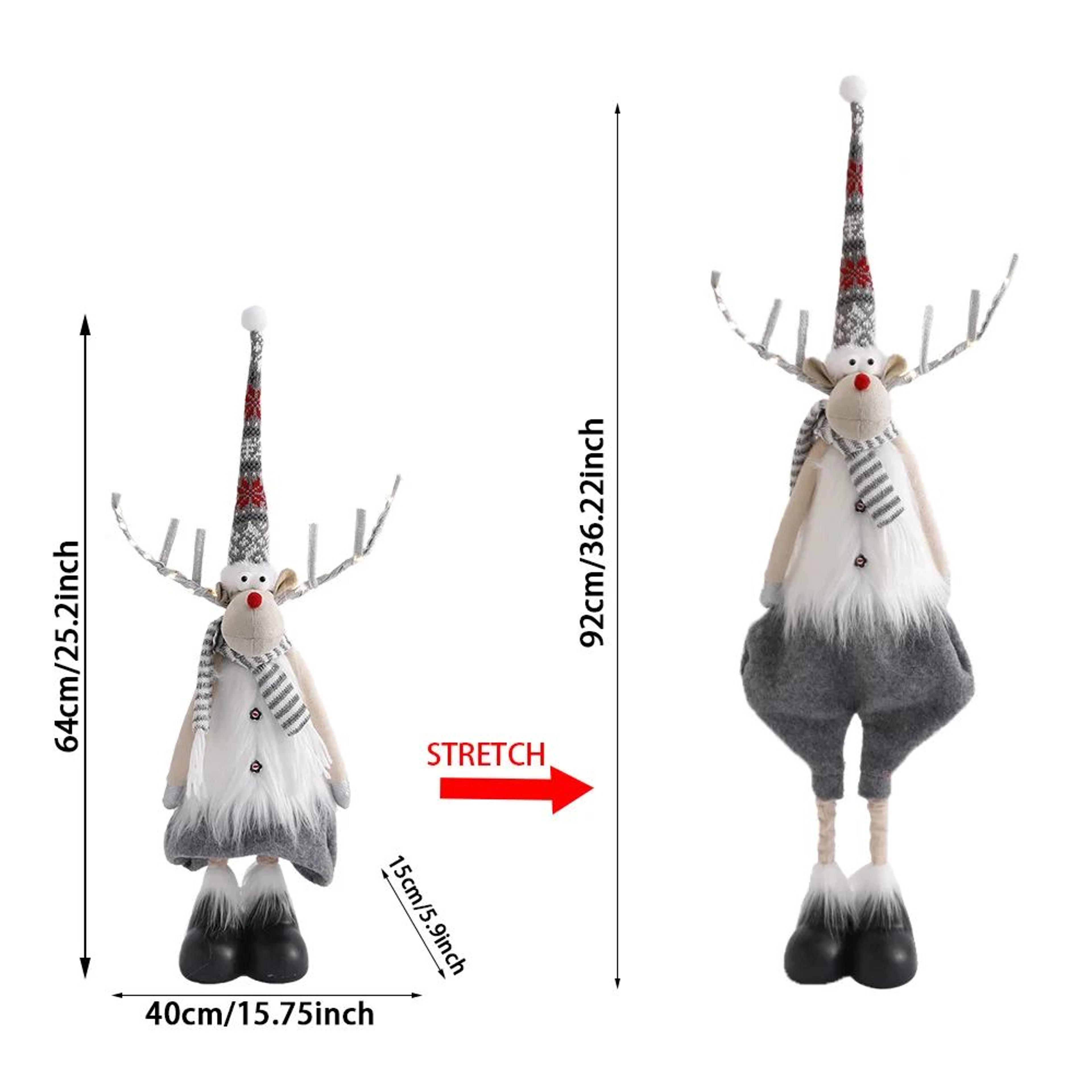Large Standing Lighted Christmas Reindeer Figurine 16