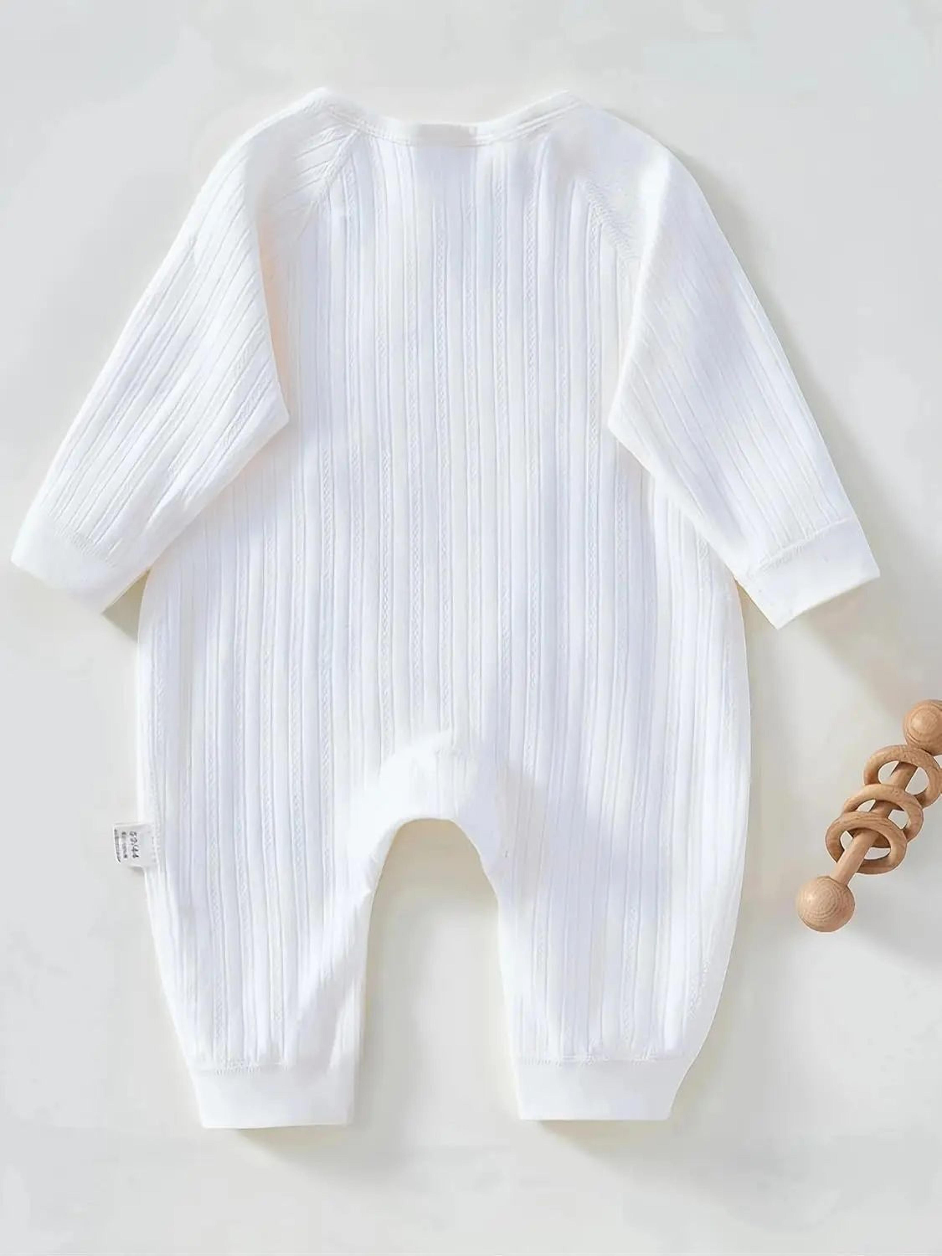 Somenie Cotton Knitted Baby Jumpsuit Long Sleeve Infant Romper 9