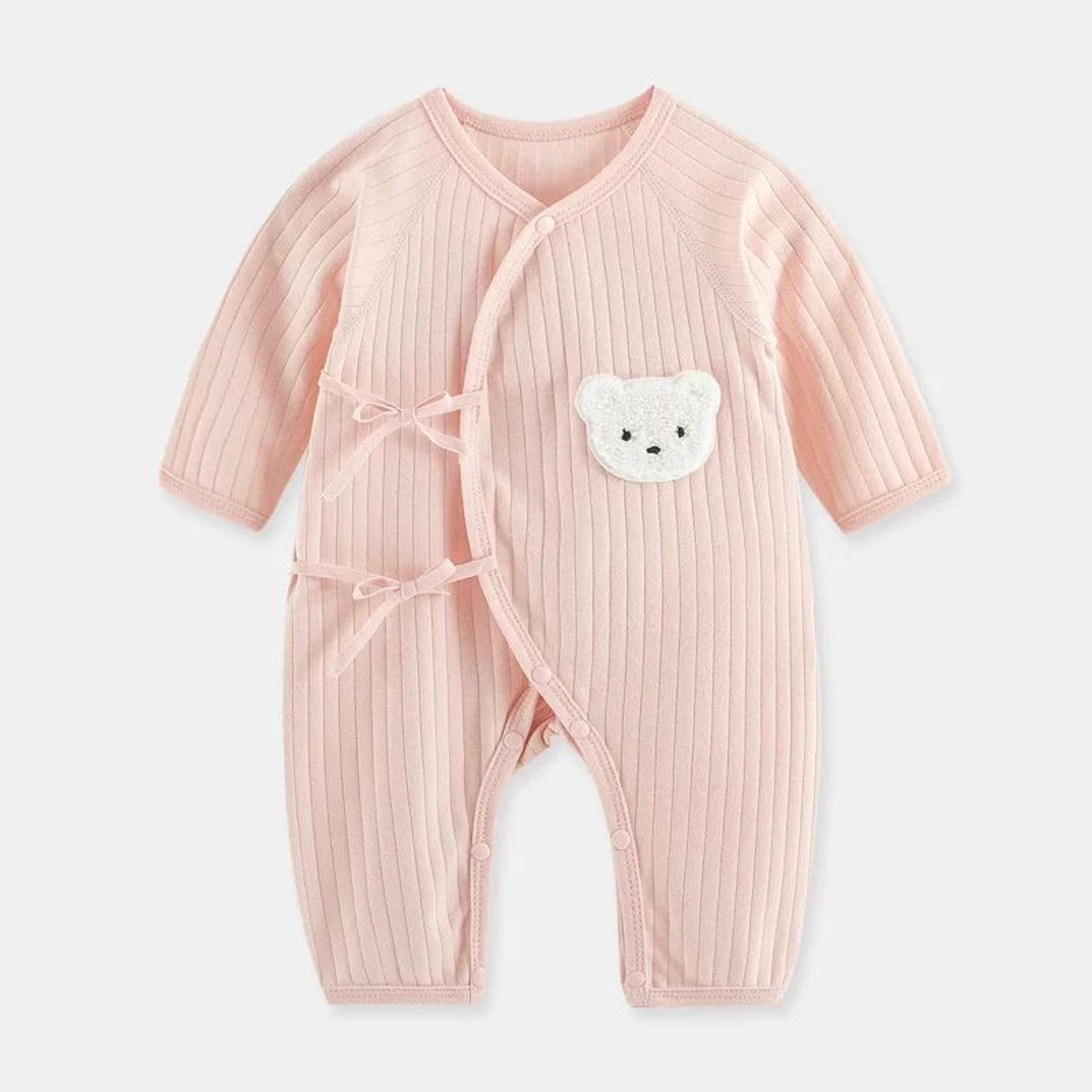 Somenie Cotton Knitted Baby Jumpsuit Long Sleeve Infant Romper 24