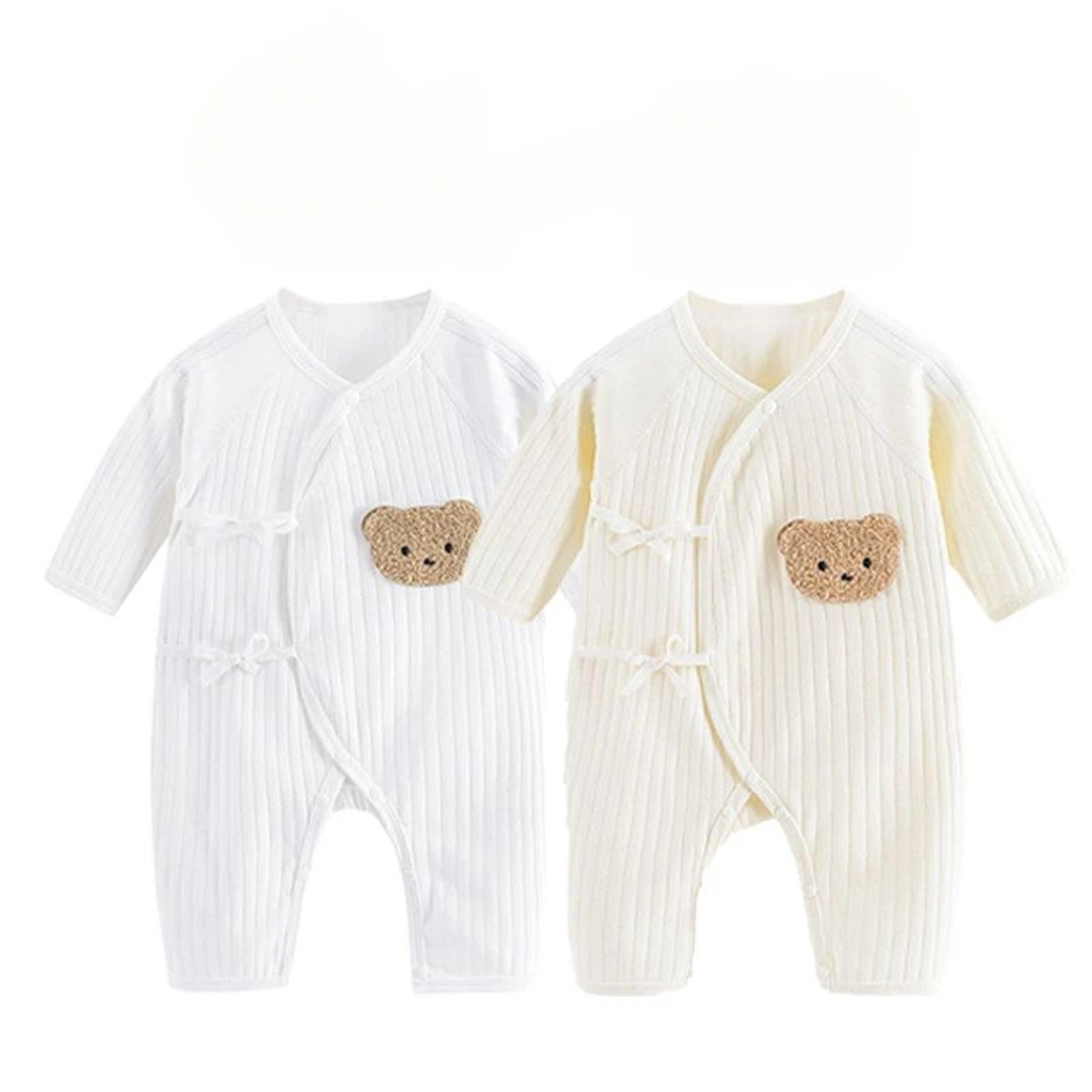 Somenie Cotton Knitted Baby Jumpsuit Long Sleeve Infant Romper 22