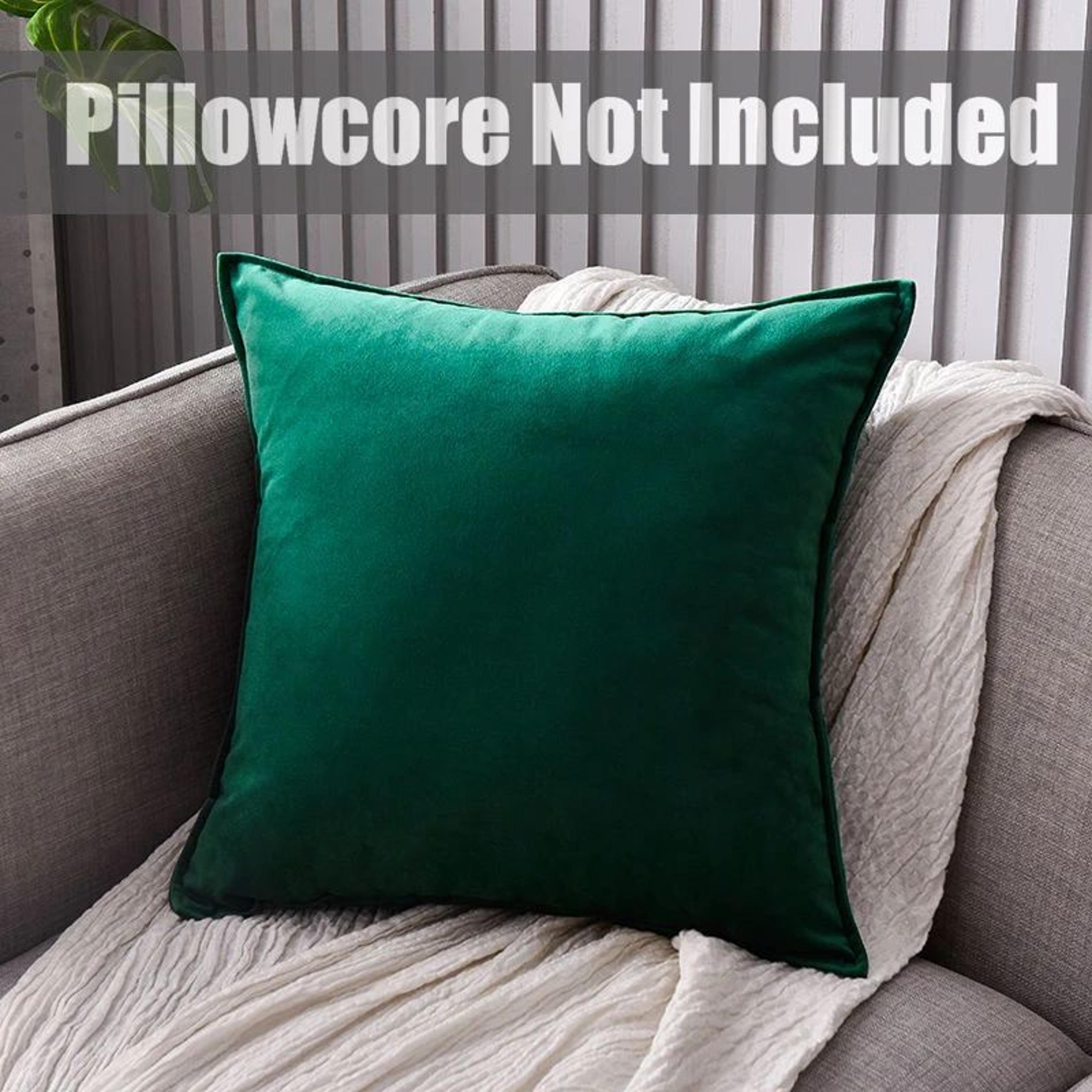 Super Soft Velvet Cushion Cover Solid Color Decorative Pillow Cover 11