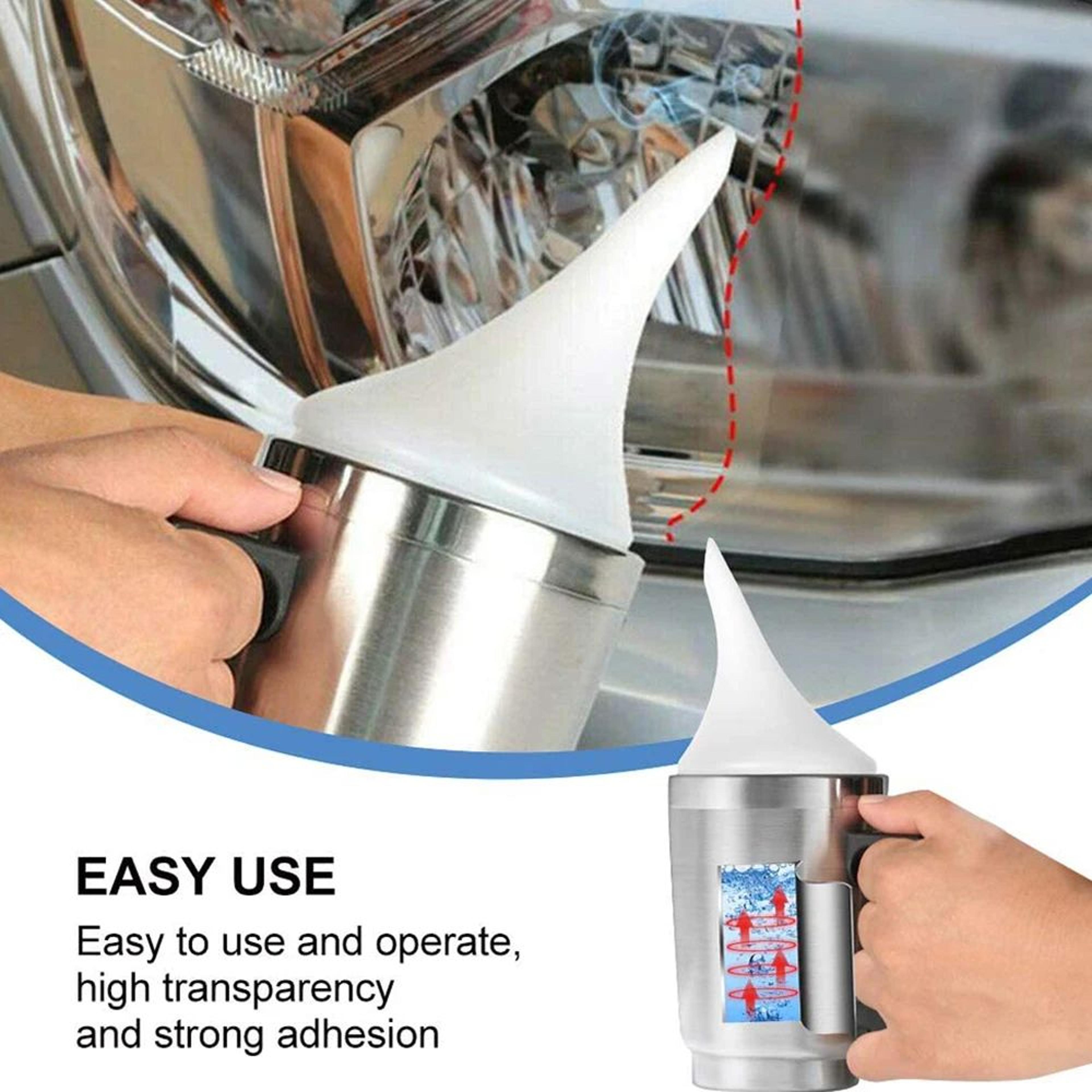 Car Headlight Restoration Kit With Heating Cup Headlamp Polish Tool 1