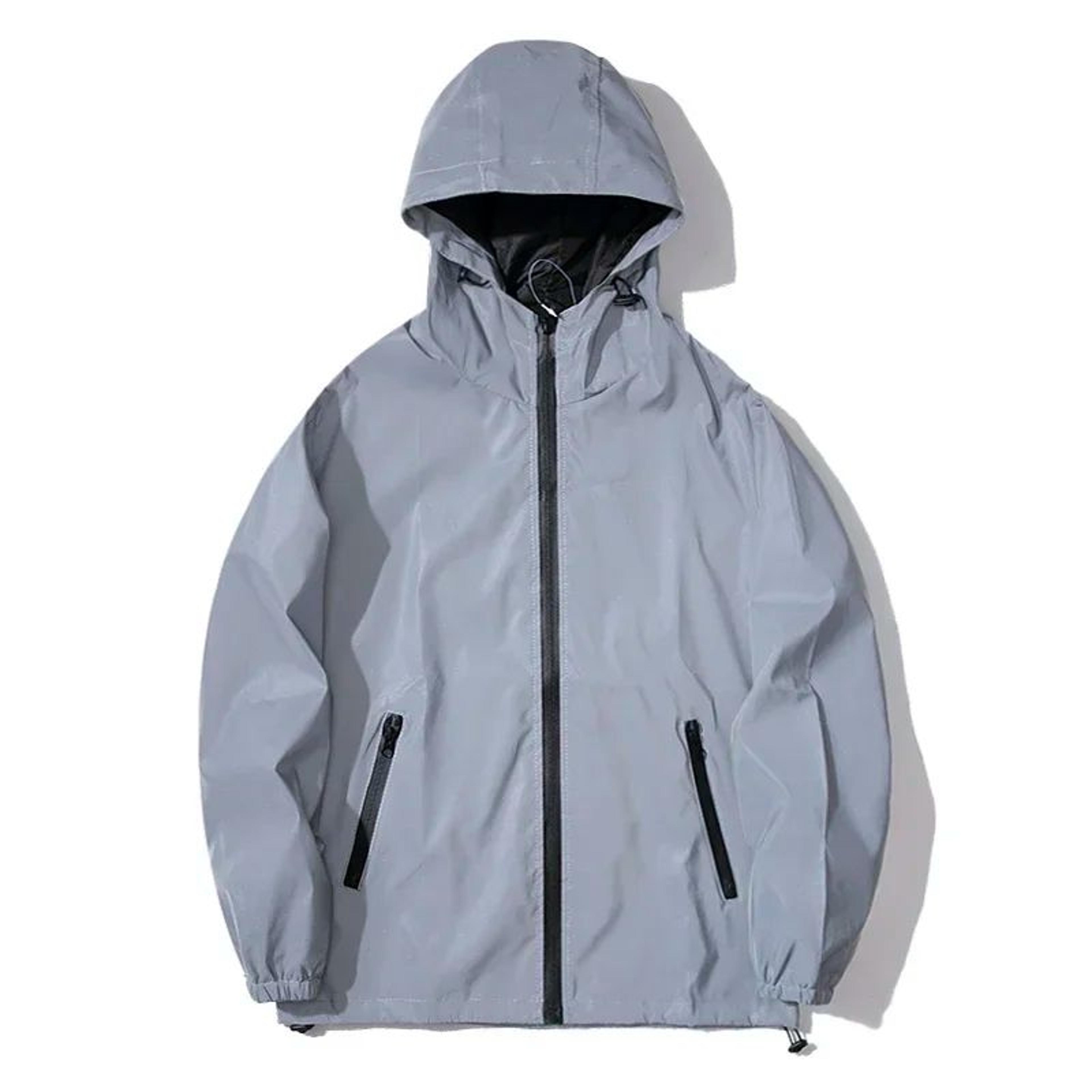 Unisex Reflective Luminous Jacket Night Glow Streetwear Coat 2