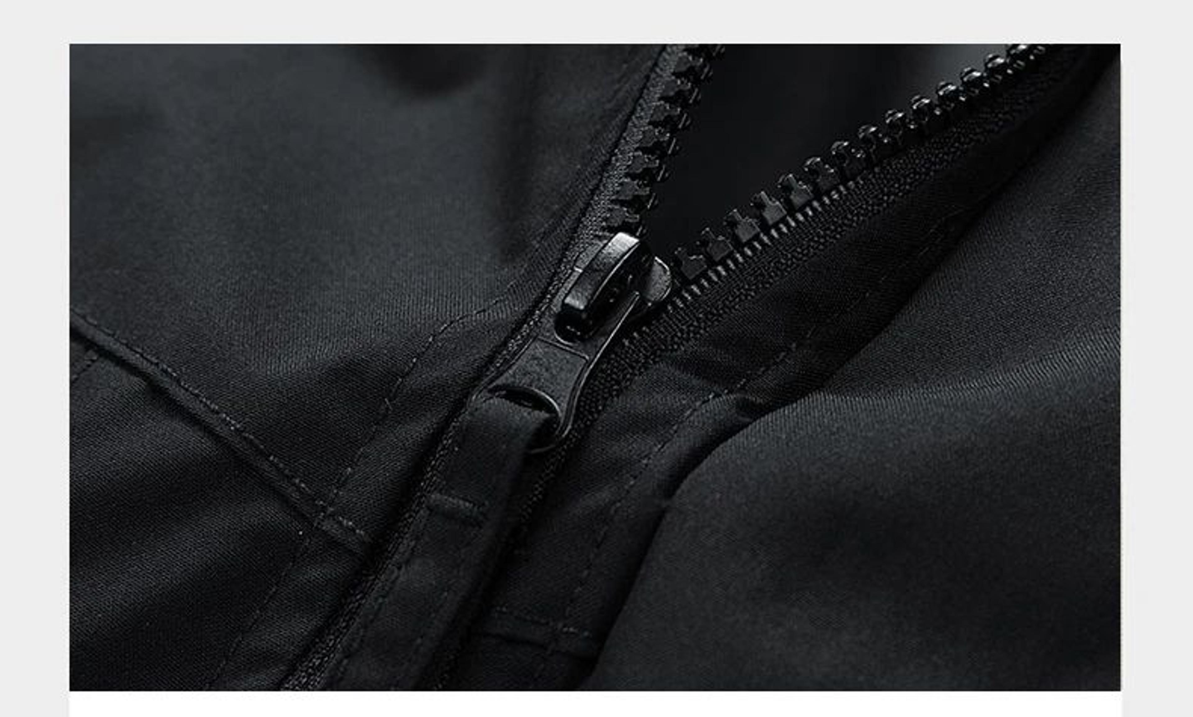 Mens Hooded Cargo Windbreaker Waterproof Softshell Hiking Jacket 9