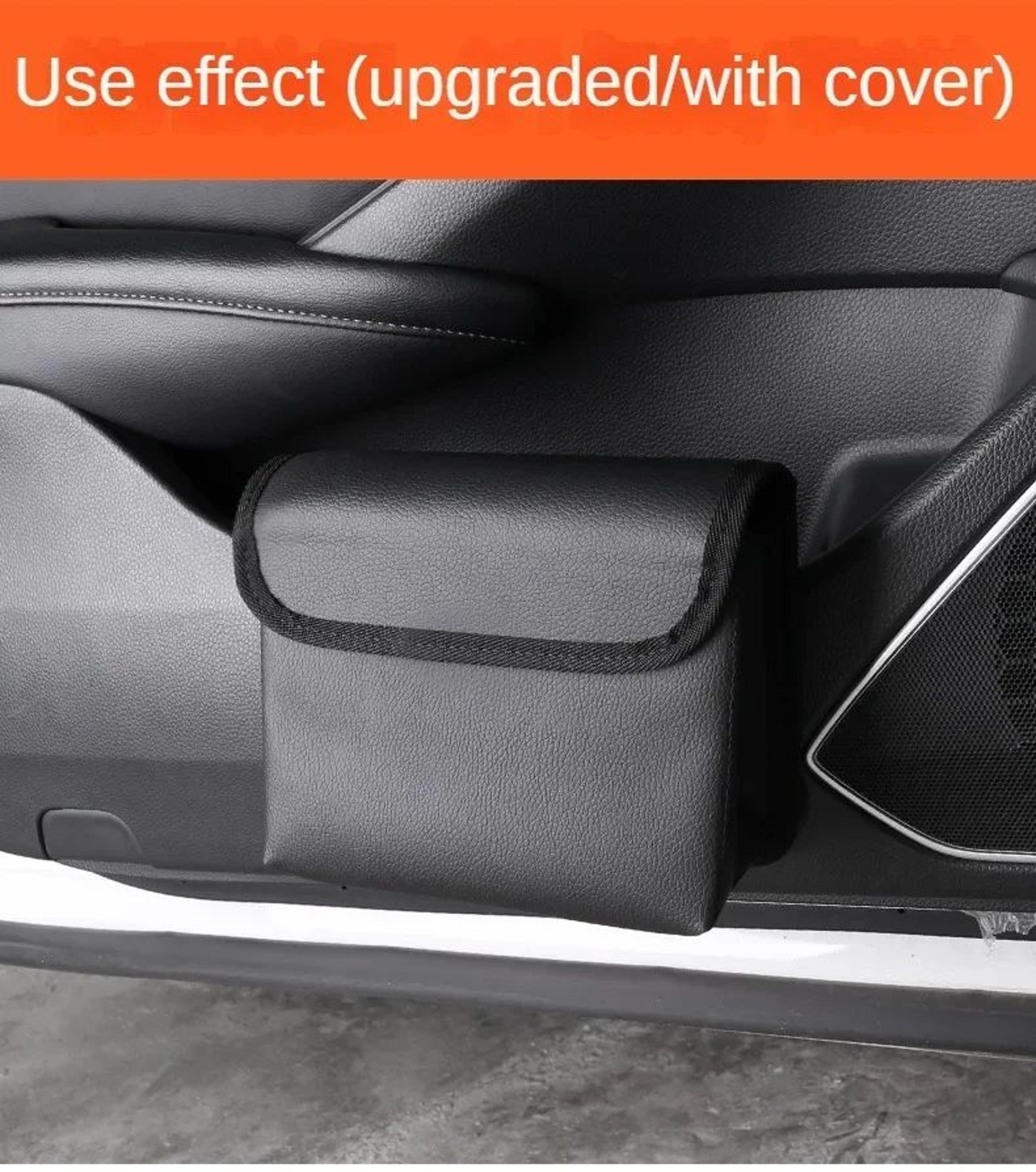 Foldable Car Trash Can Door Hanging Storage Box 6