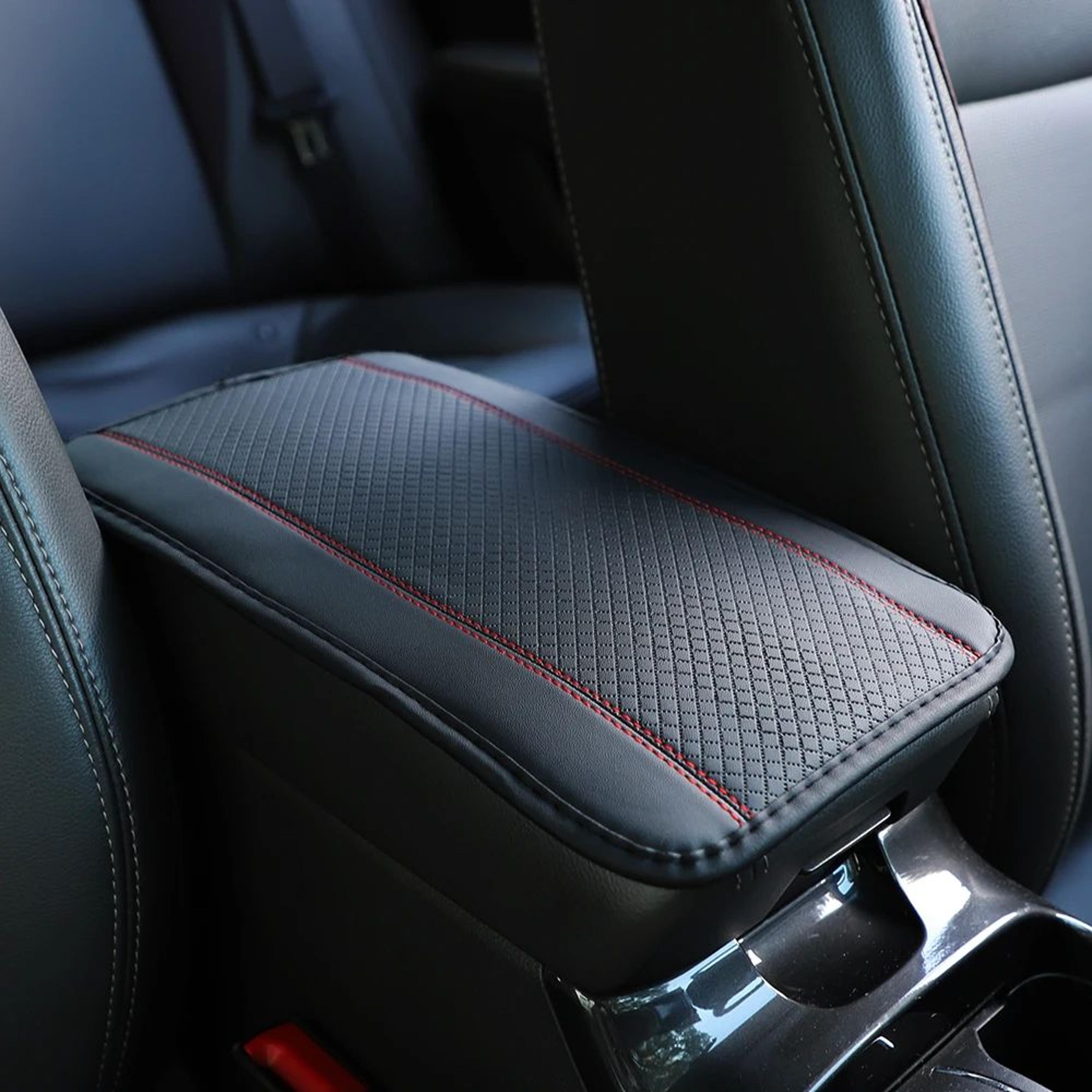 PU Leather Waterproof Car Armrest Cushion Pad 4