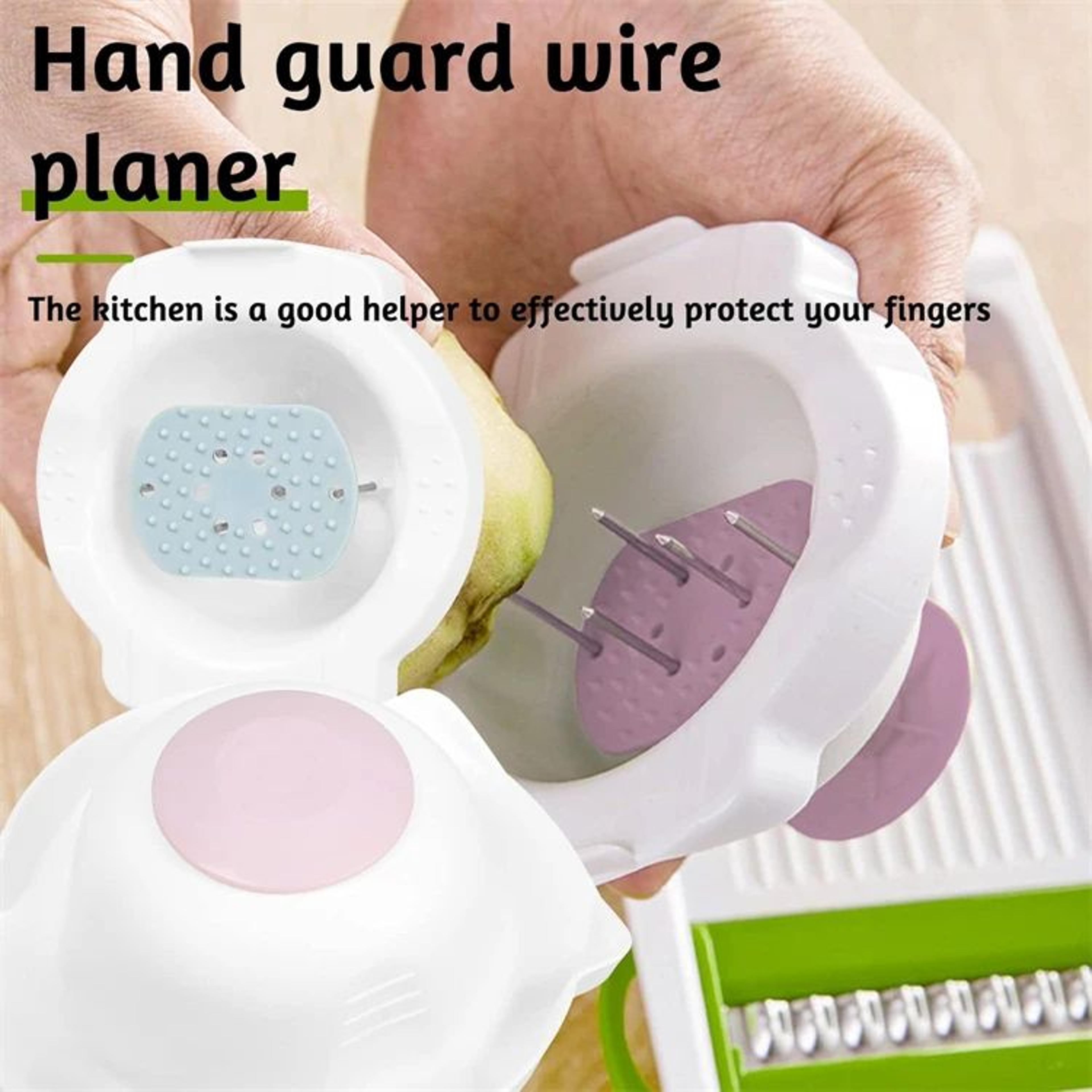 Mandolin Slicer Finger Guard Anti Cut Food Safety Holder 6