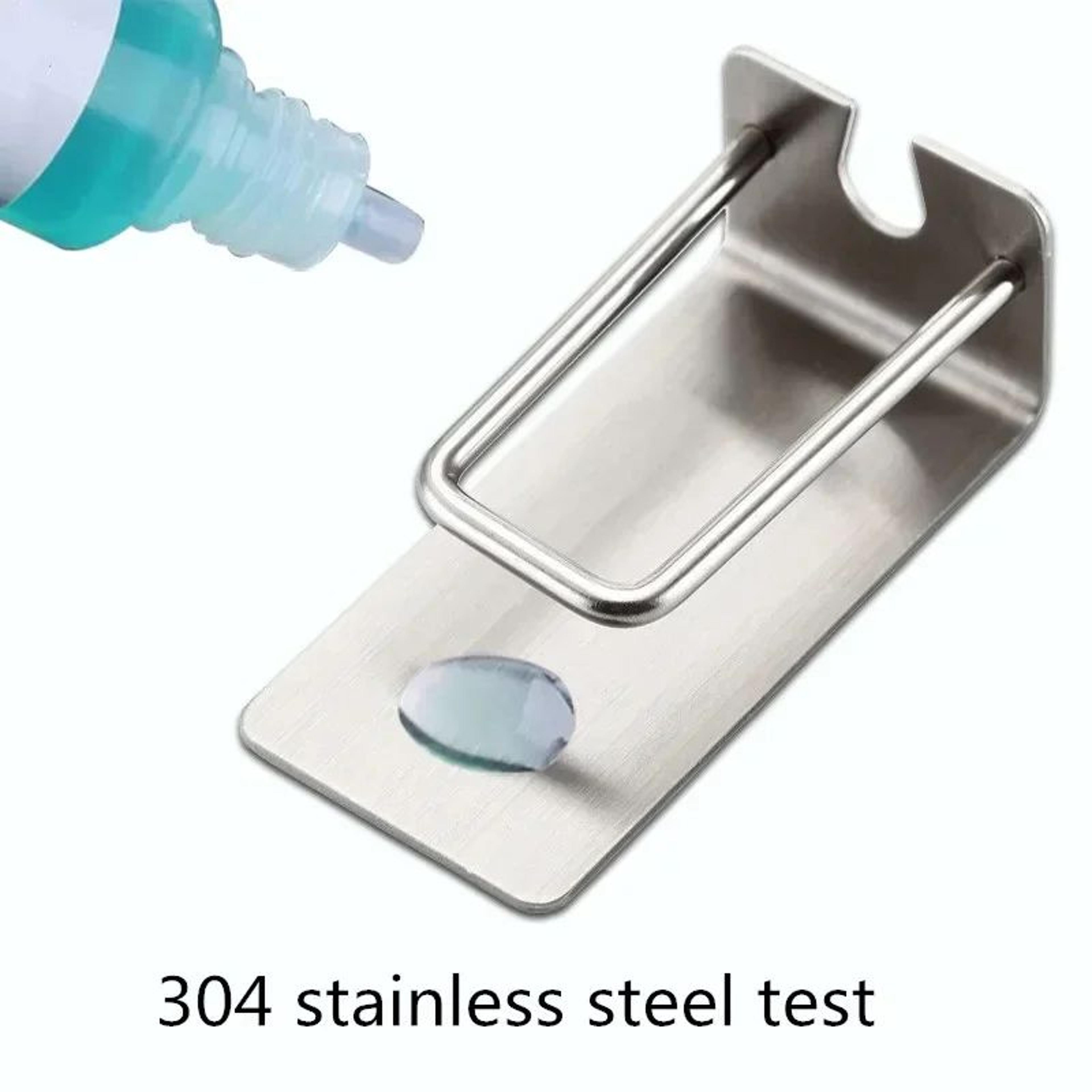 Stainless Steel Wall Mount Toothbrush Holder Bathroom Rack 10